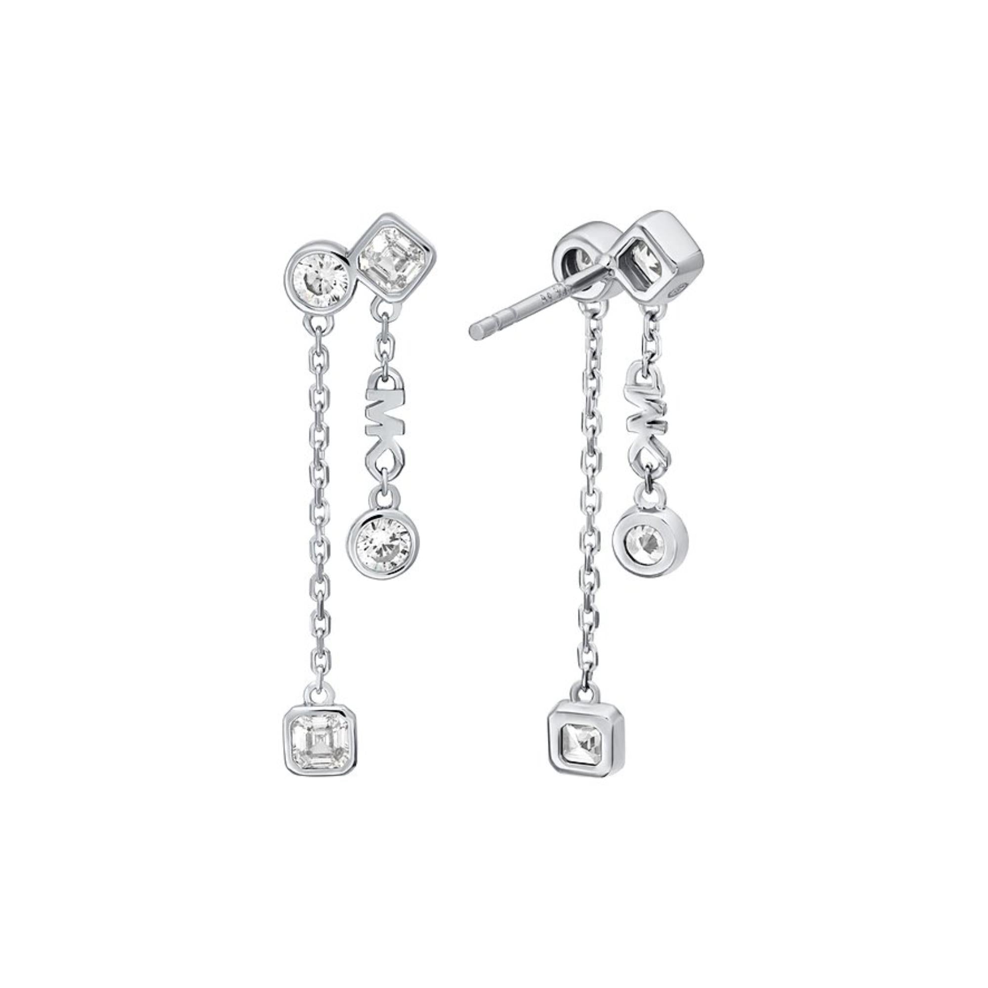 Michael Kors Sterling Silver Drop Ladies Earrings MKC1773040