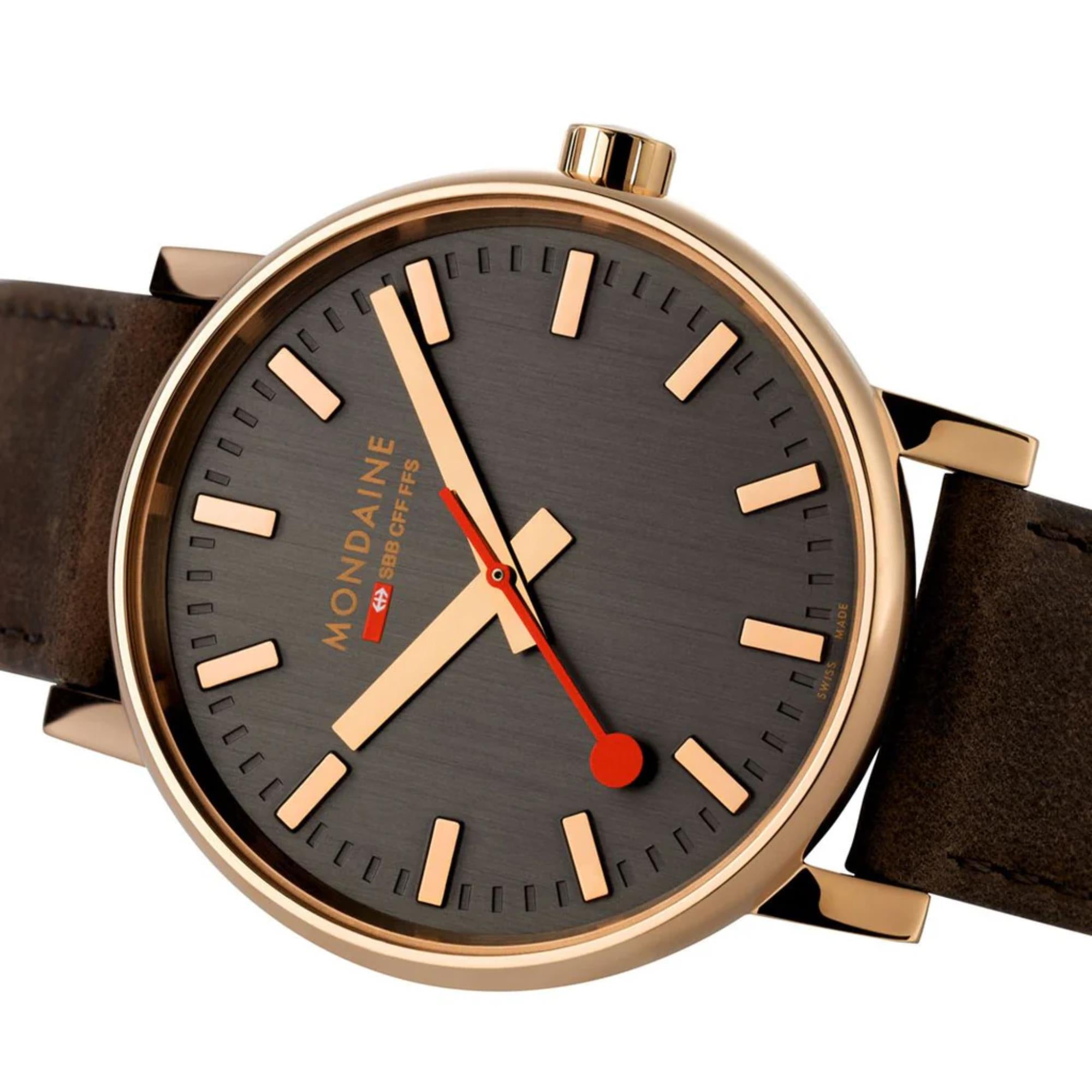 Mondaine Evo2 Rose Gold Unisex Watch MSE.40181.LG