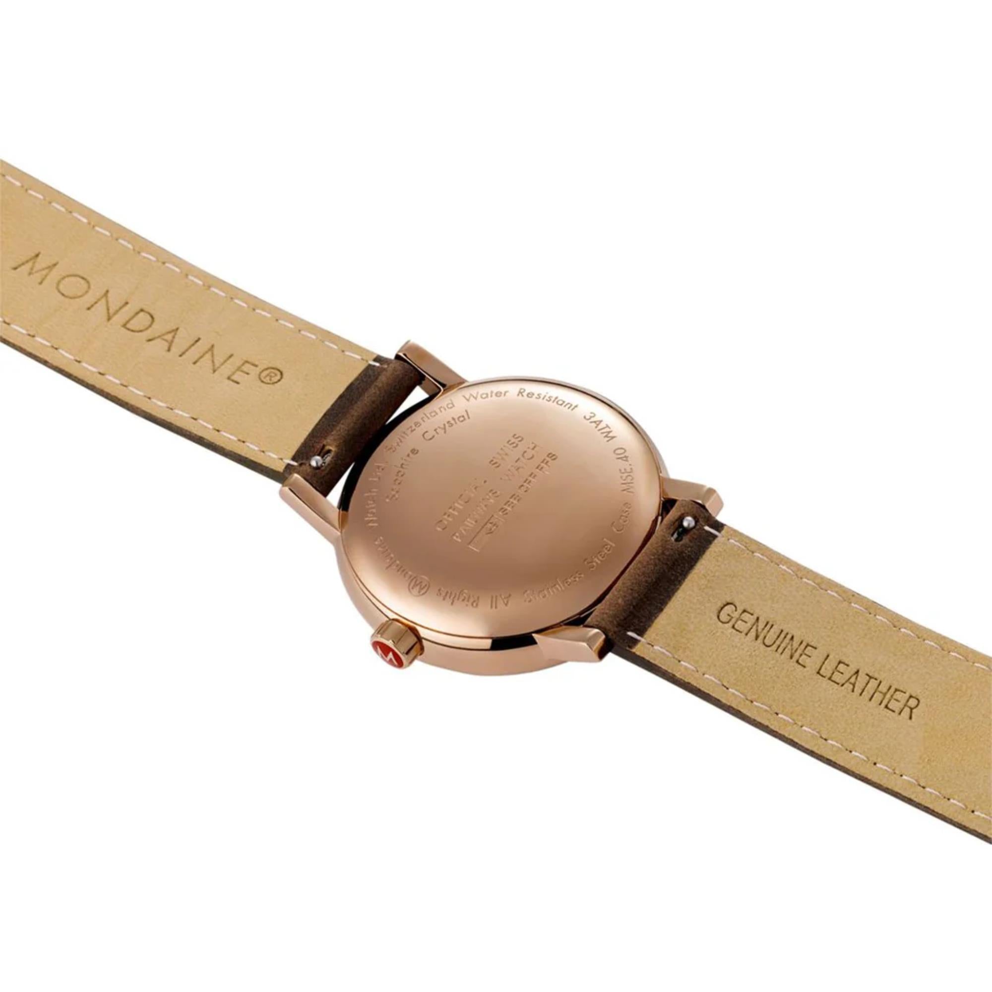 Mondaine Evo2 Rose Gold Unisex Watch MSE.40181.LG
