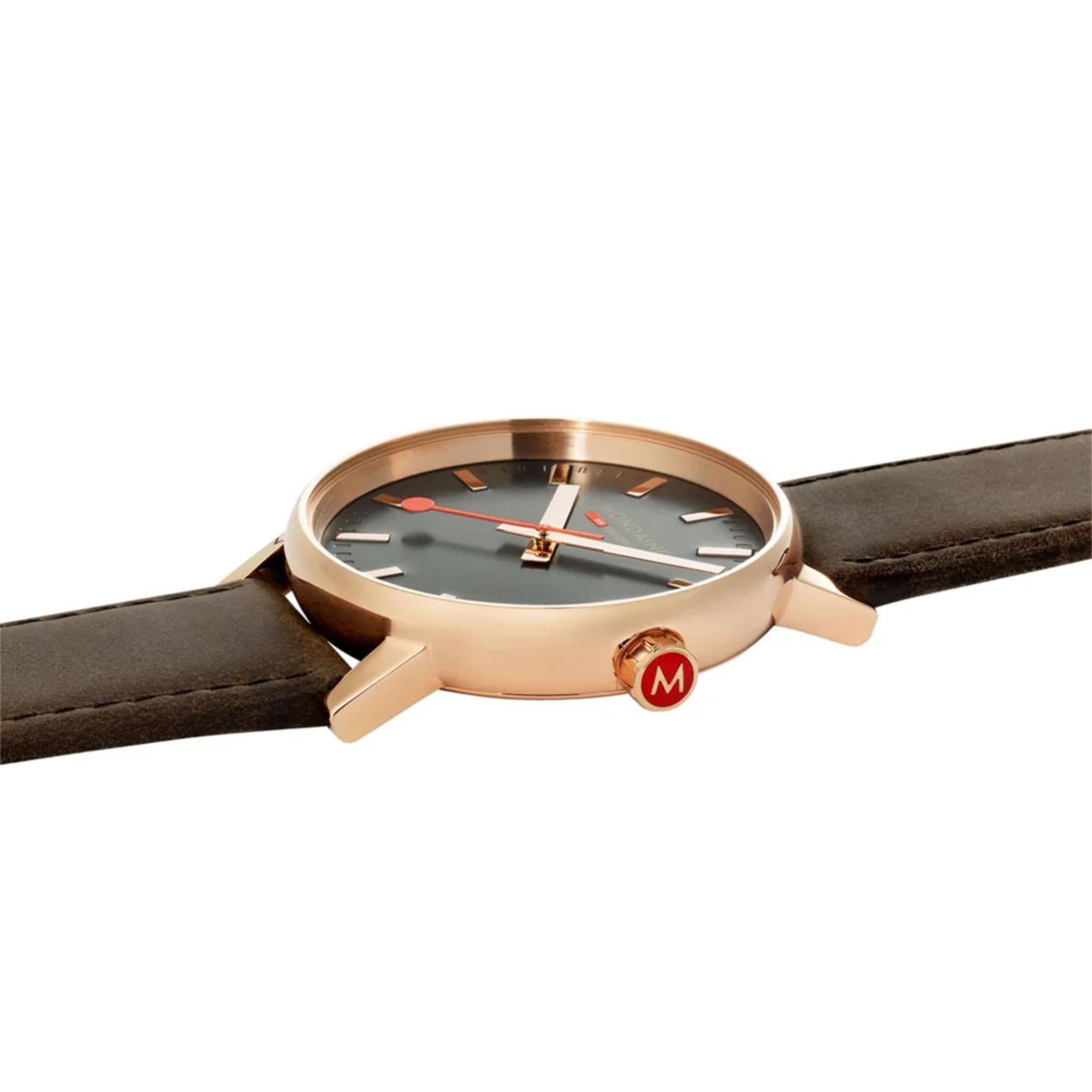 Mondaine Evo2 Rose Gold Unisex Watch MSE.40181.LG