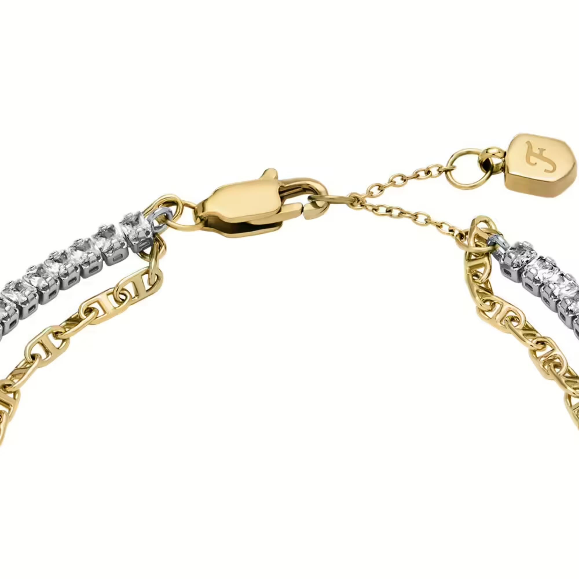 Fossil Heritage D-Link Glitz Tennis Ladies Bracelet JA7281998