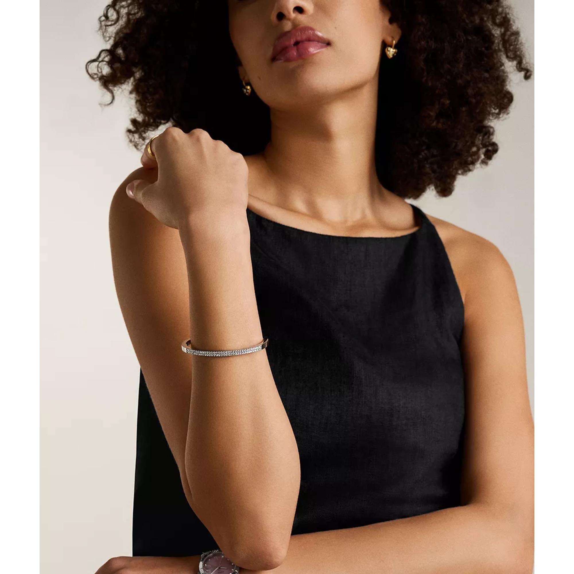 Fossil Ellis Pavé Glitz Bangle Ladies Bracelet JF04863040