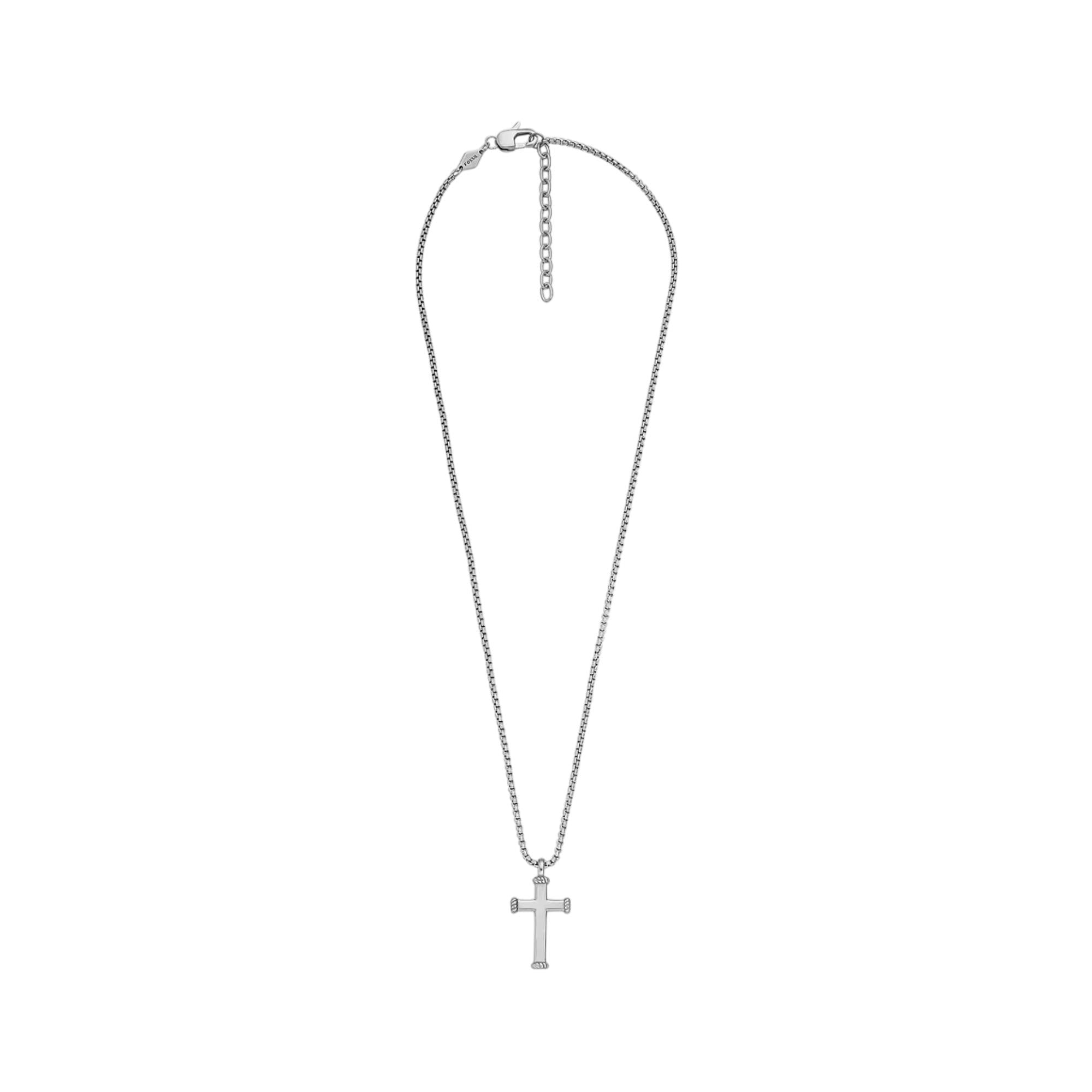 Fossil Stainless Steel Pendant Men's Necklace JF04401040