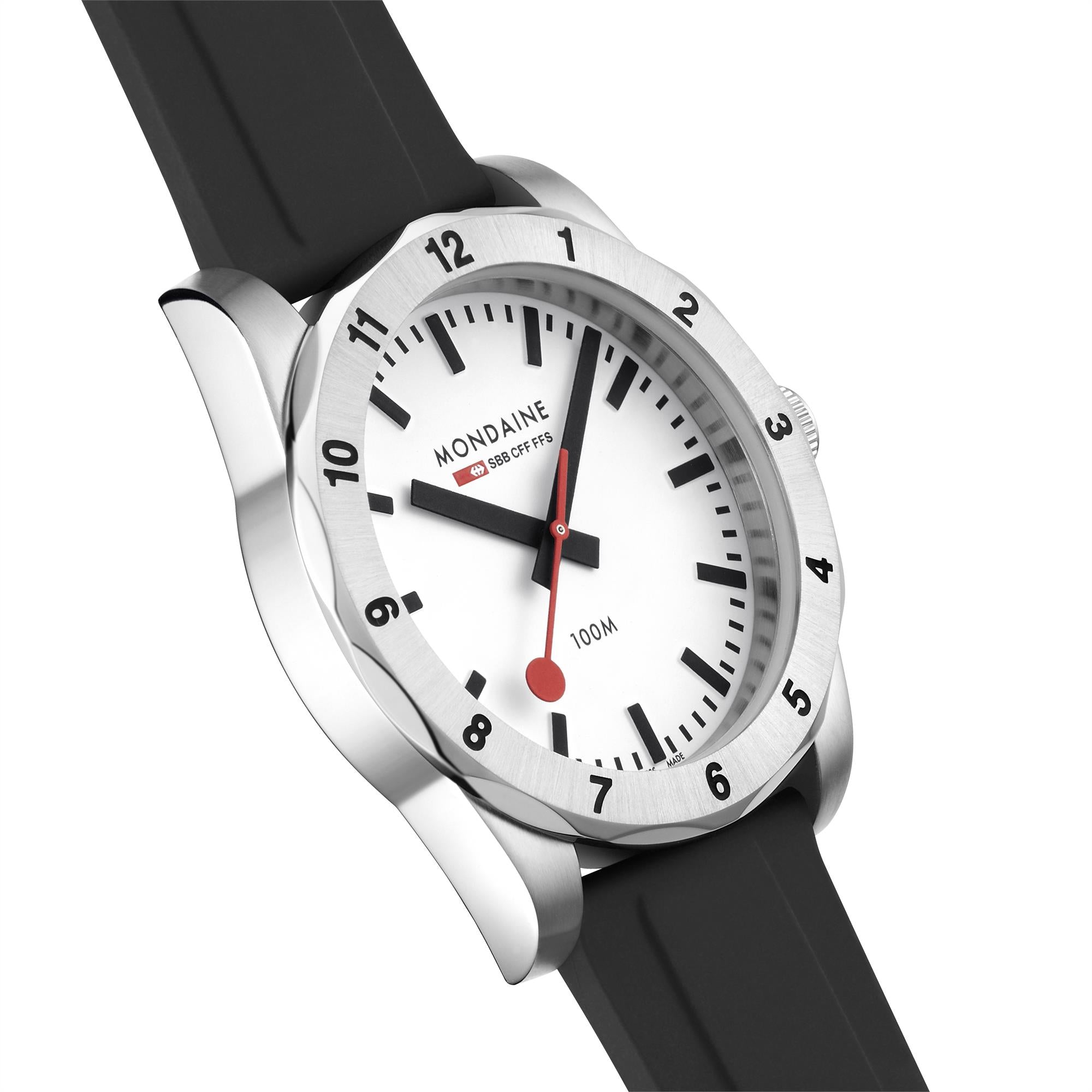 Mondaine Numeri Quartz White Dial Men's Watch MSN.4211B.RB