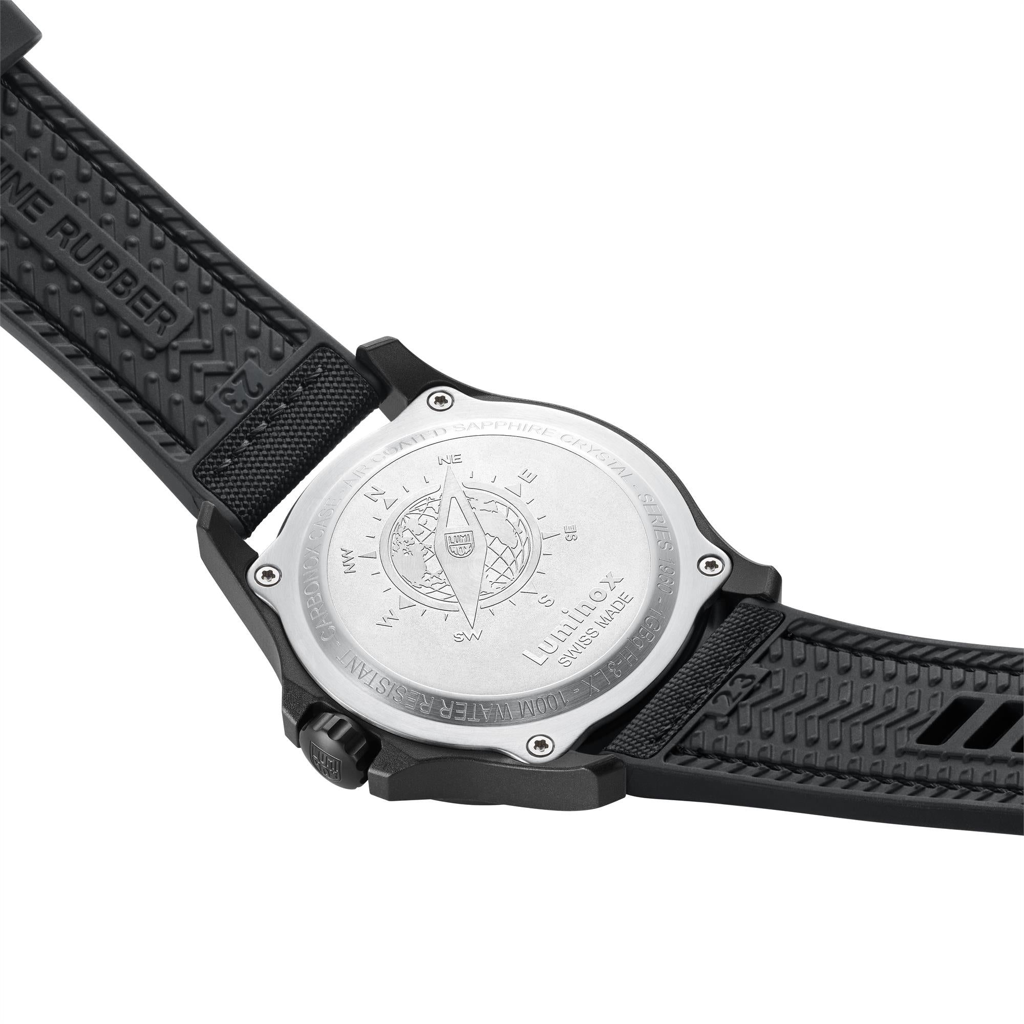 Luminox Atacama Field 43mm Graues Zifferblatt Textil Herren Quarz Uhr XL.1971.SET