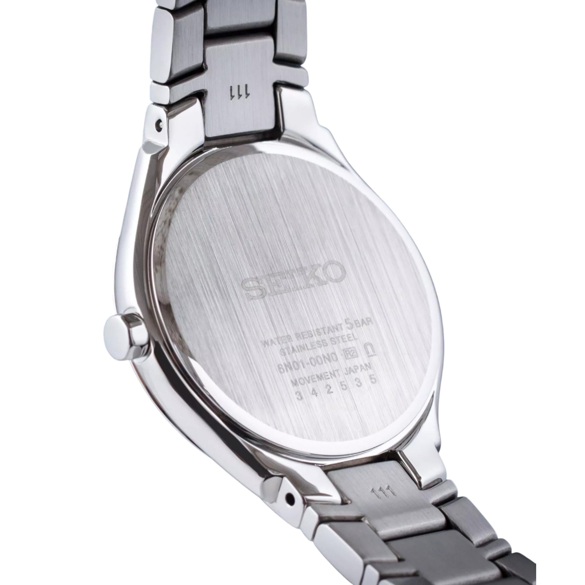Seiko Conceptual 30mm Blue Dial Steel Ladies Quartz Watch SUR549P1