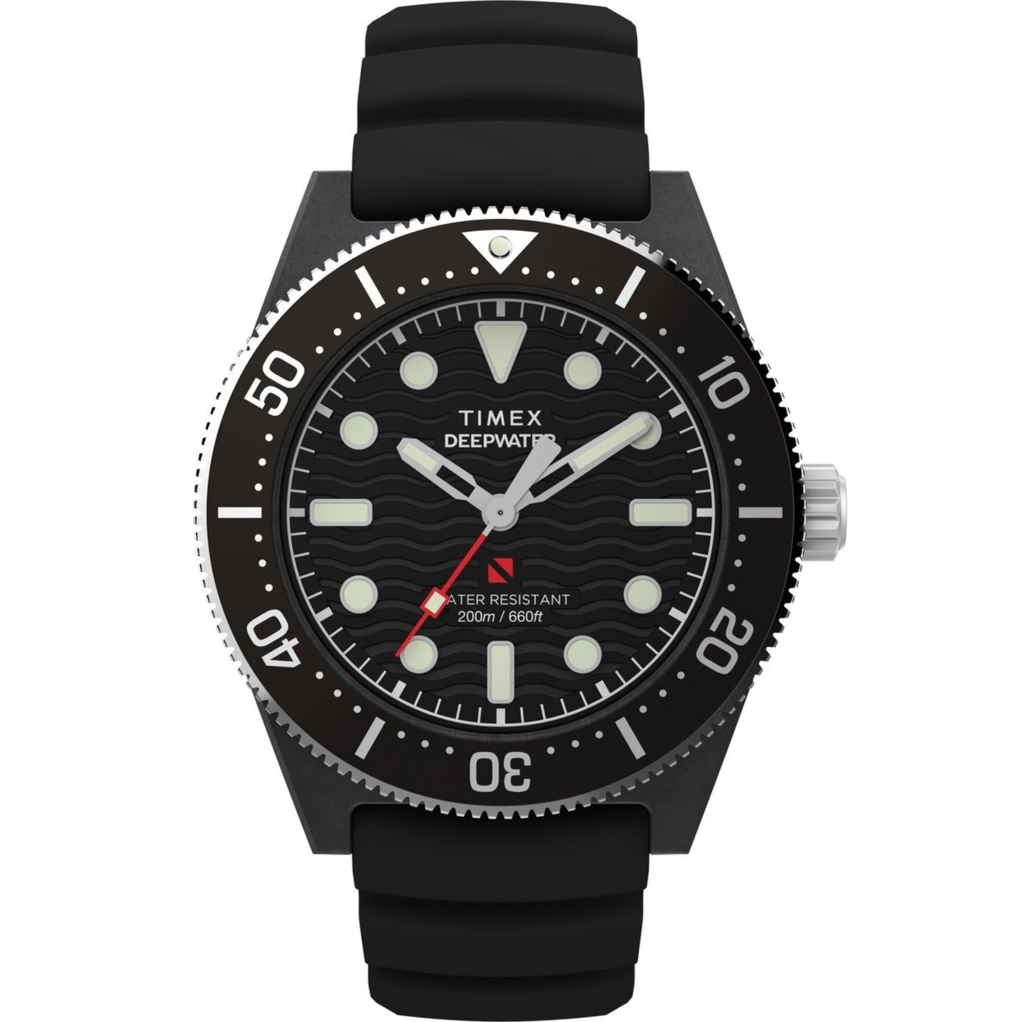 Timex Deep Water Reef Black Dial Men's Watch TW2Y02200