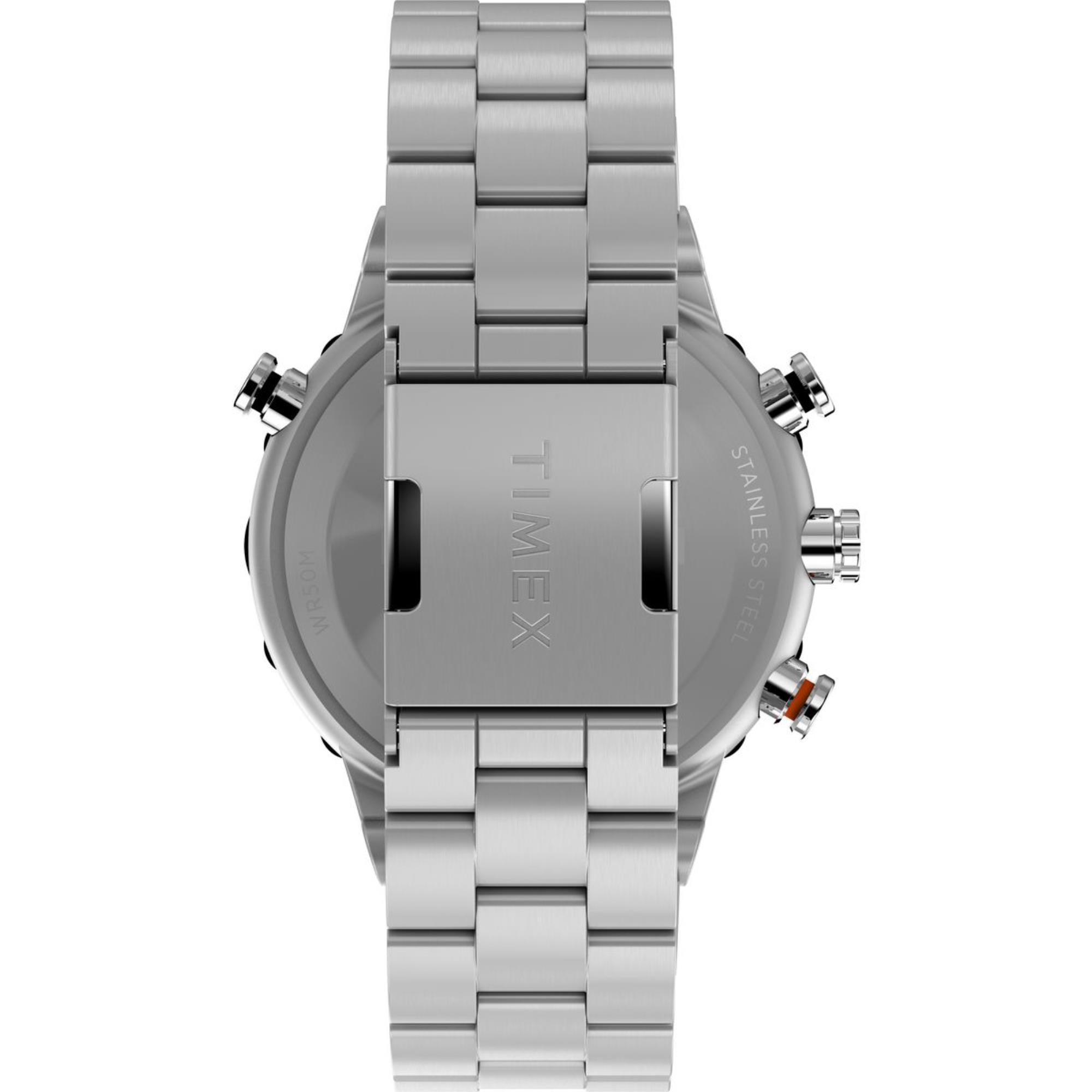 Timex Expedition Tide-Temp-Compass Graues Zifferblatt Edelstahlarmband Herren Uhr TW2Y12900