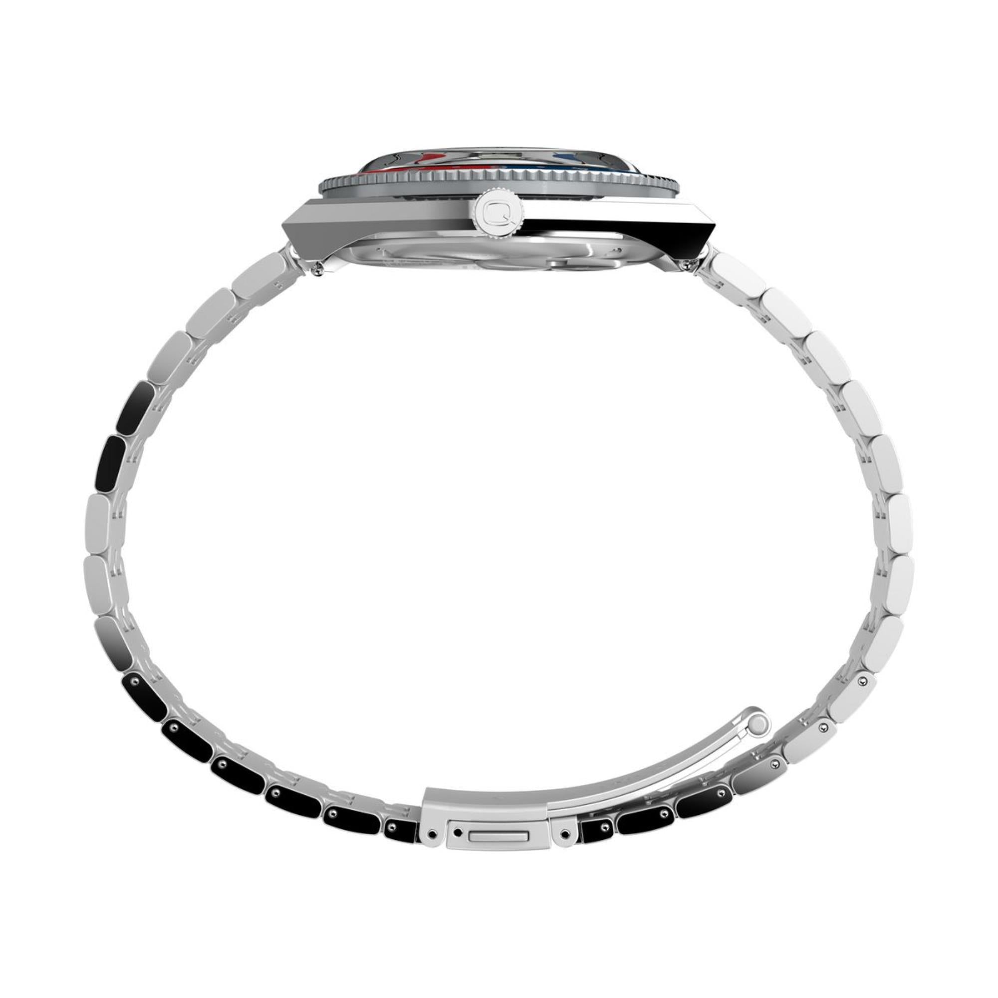 Timex Peanuts 38mm Silbernes Zifferblatt Edelstahl Herren Quarz Uhr TW2W83300