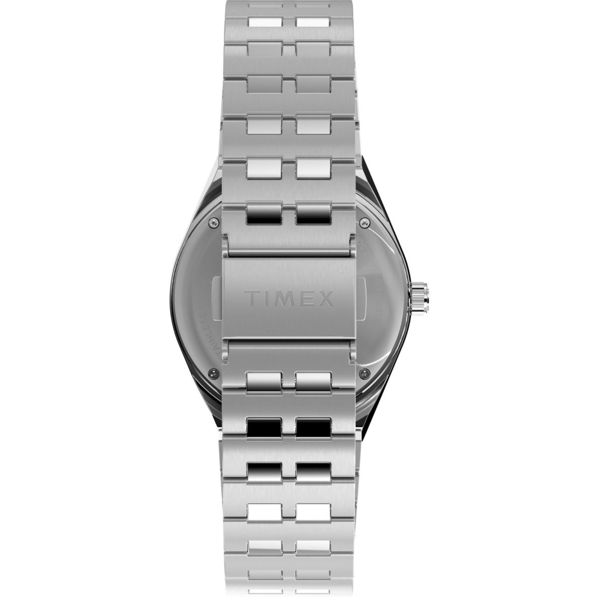 Timex Peanuts 38mm Silbernes Zifferblatt Edelstahl Herren Quarz Uhr TW2W83300