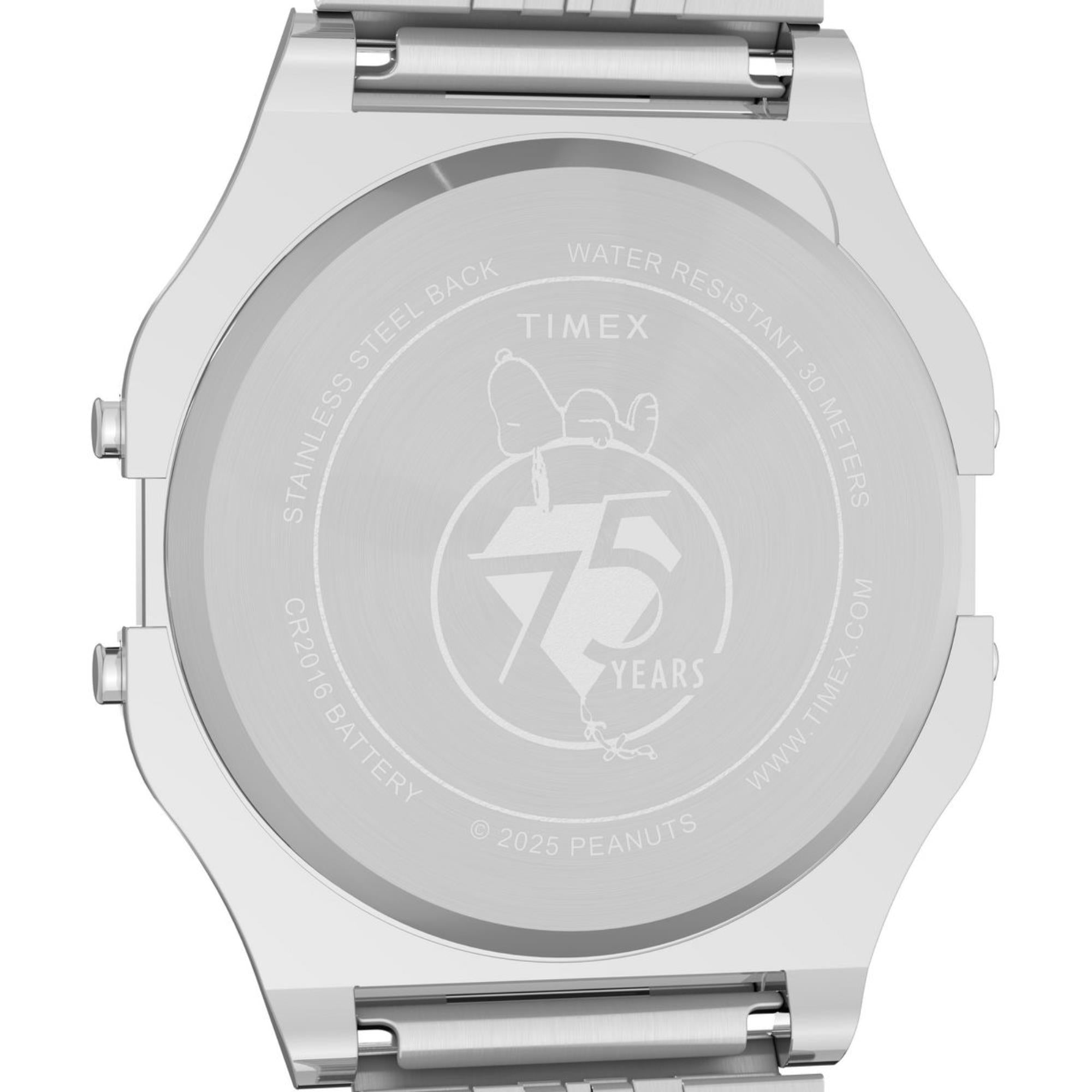 Timex Peanuts 34mm Digital Steel Quartz Watch TW2Y20000