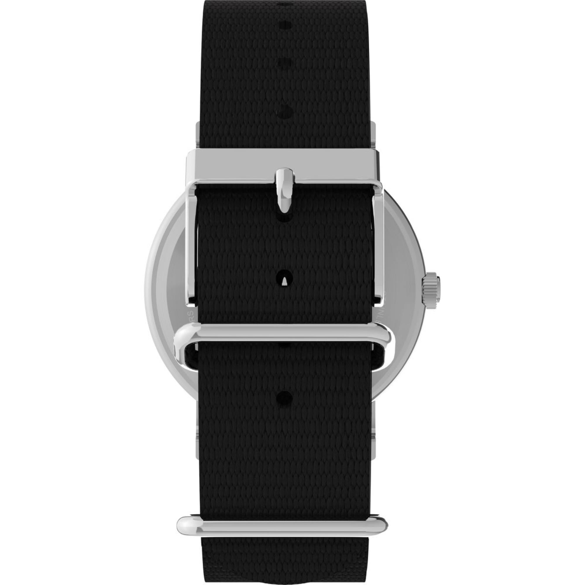 Timex Weekender 38mm Weiß Zifferblatt Stoff Damen Quarz Uhr TW2Y11800