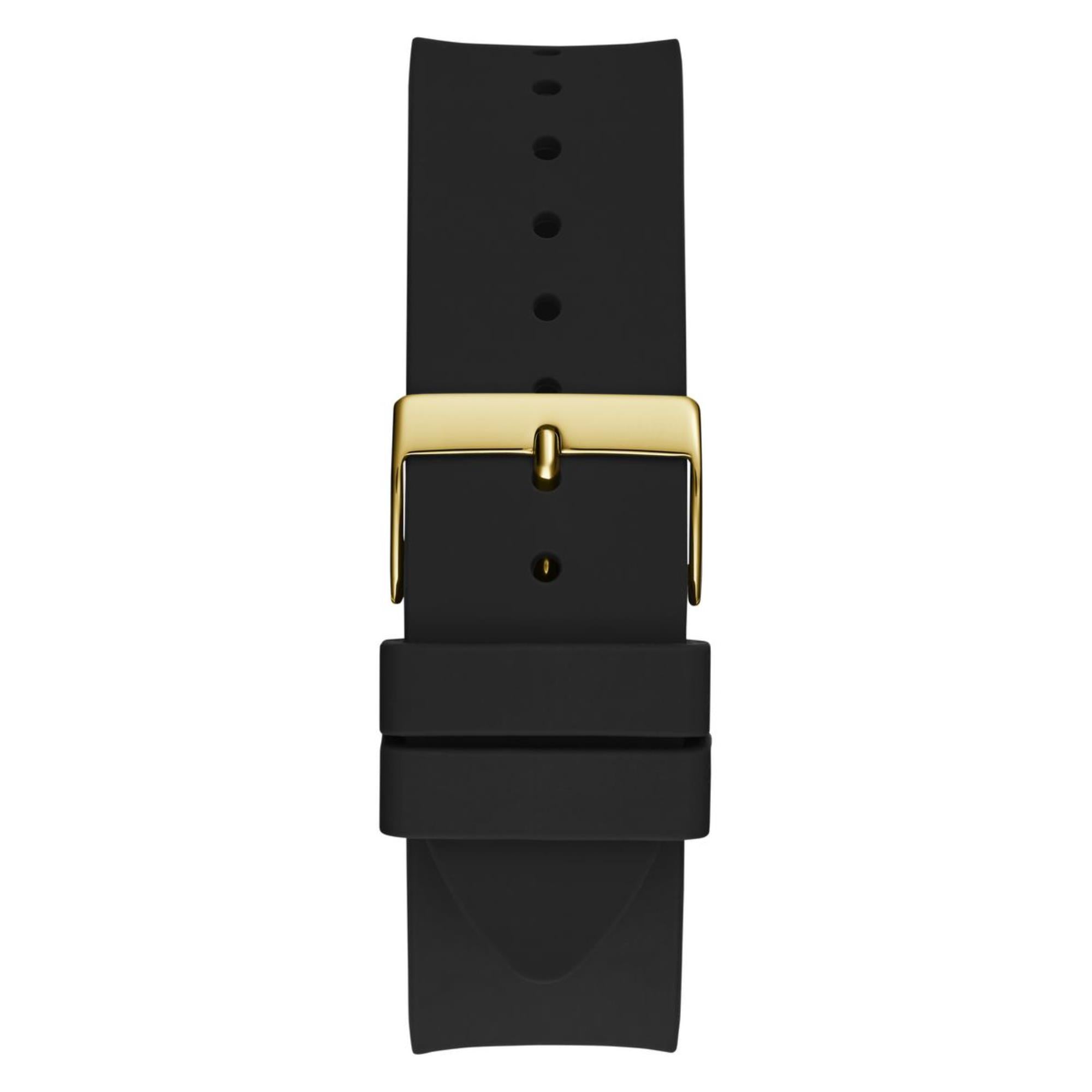 Guess Reputation Champagner Zifferblatt Silikonarmband Herren Uhr GW0726G2
