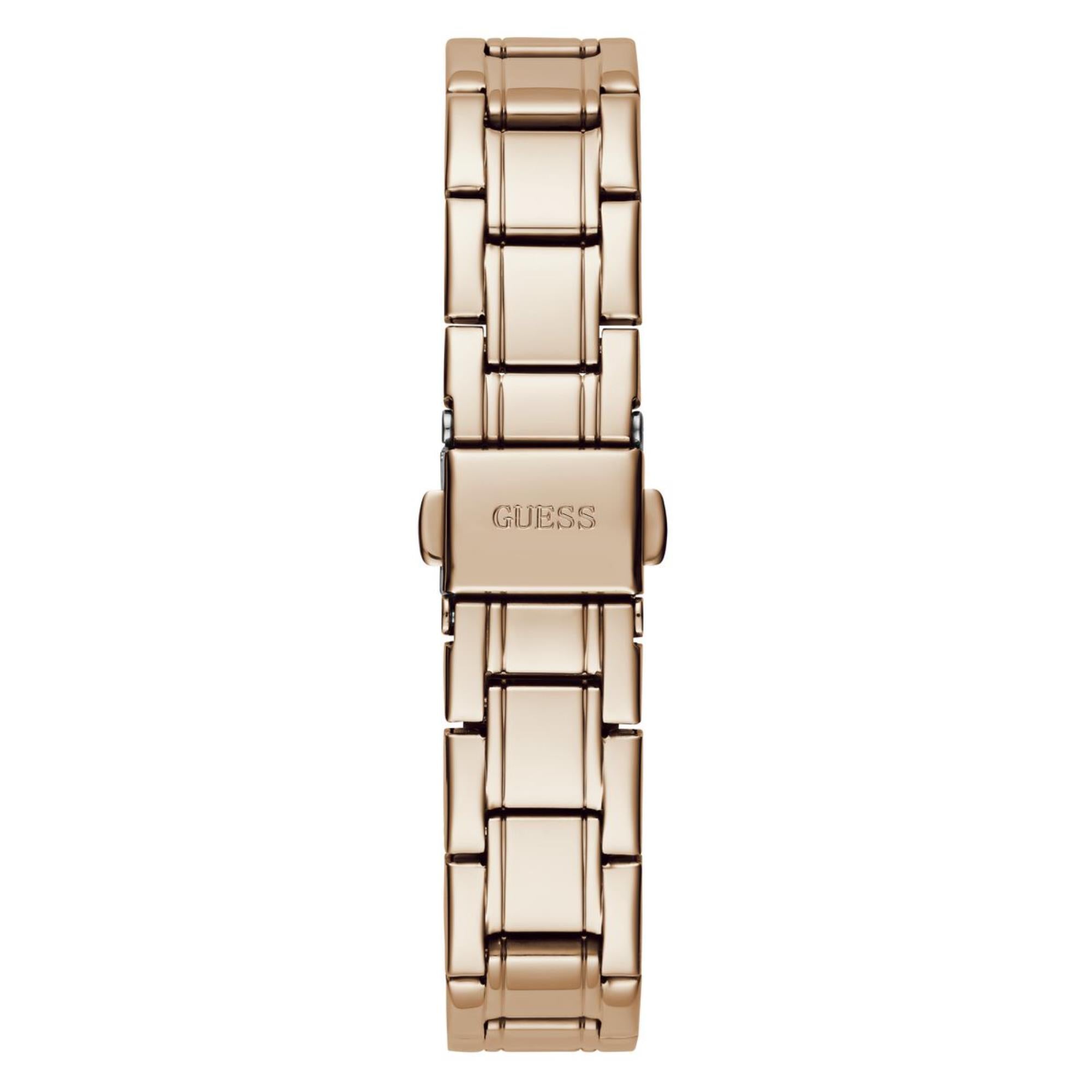 Guess Melody Weißes Zifferblatt Edelstahlarmband Damen Uhr GW0468L3
