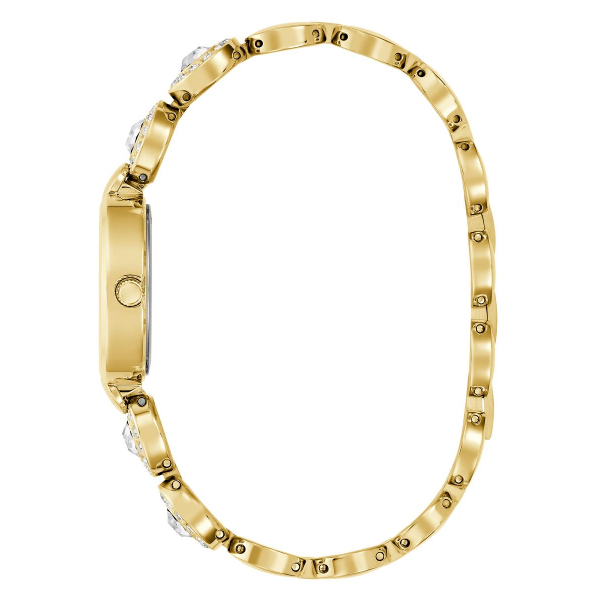 Guess Stardom Silber Zifferblatt Edelstahlarmband Damenuhr GW0757L2