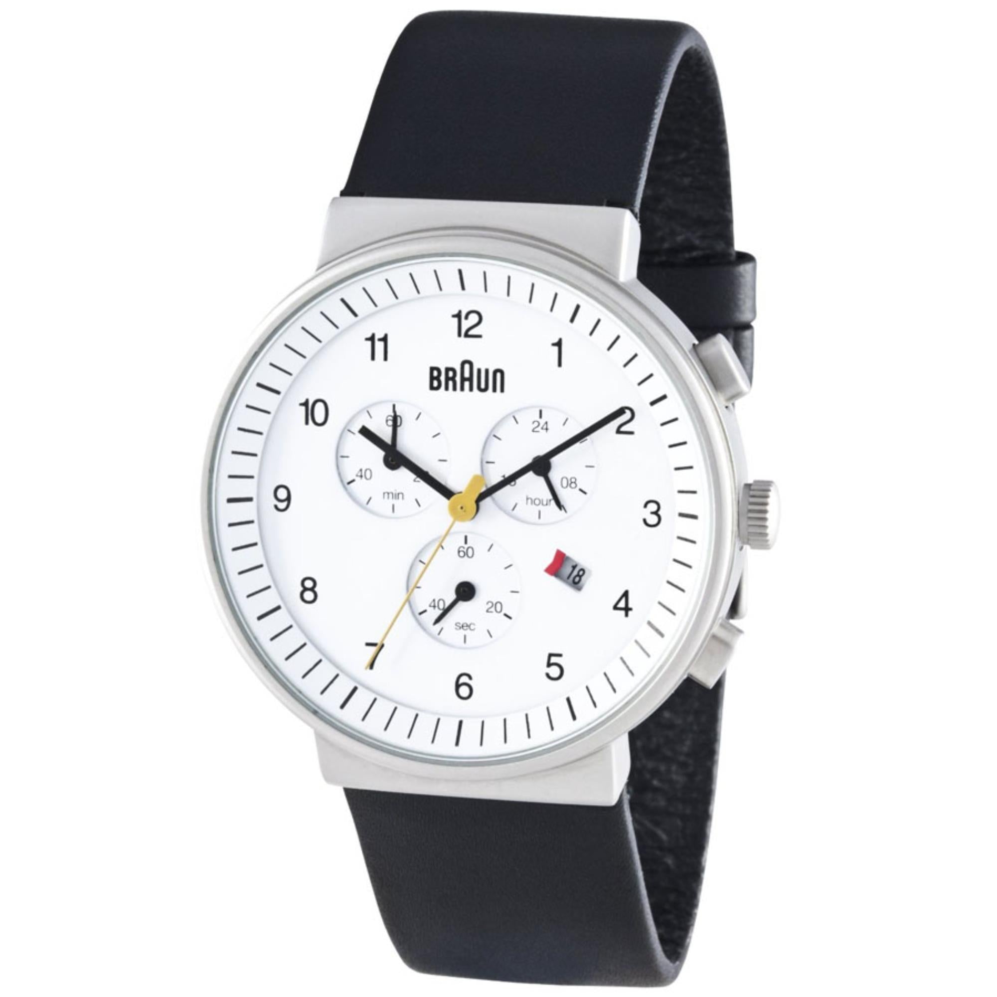 Braun Classic Chronograph Men's Watch BN0035BWHBKG