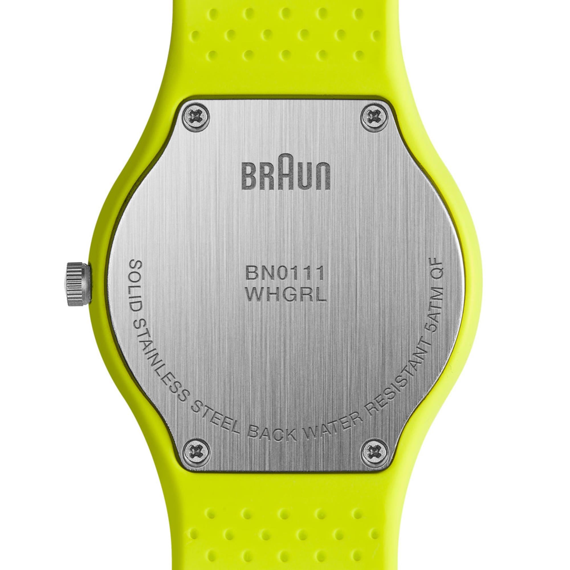 Braun Sport Watch White Dial Unisex Watch BN0111WHGRL