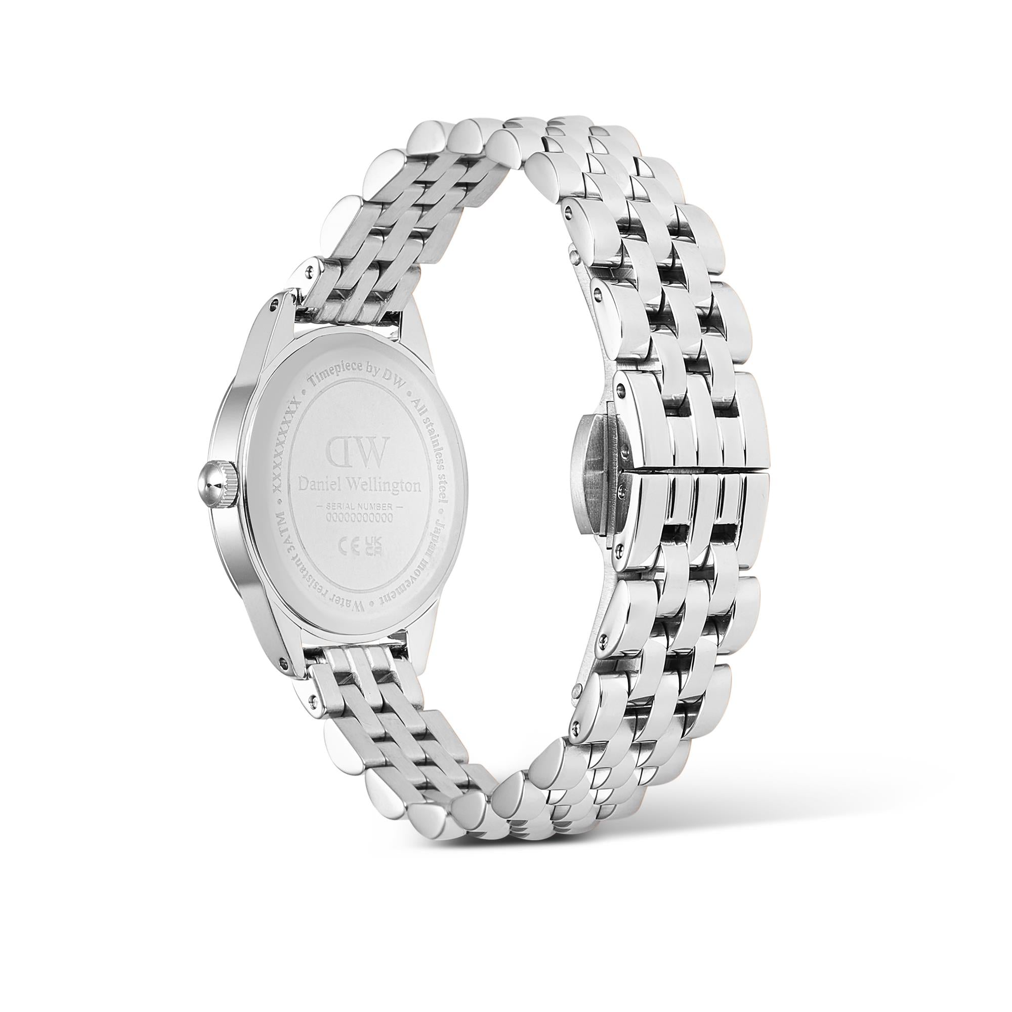 Daniel Wellington Ophelia 22mm Blue Dial Steel Ladies Quartz Watch DW00100809
