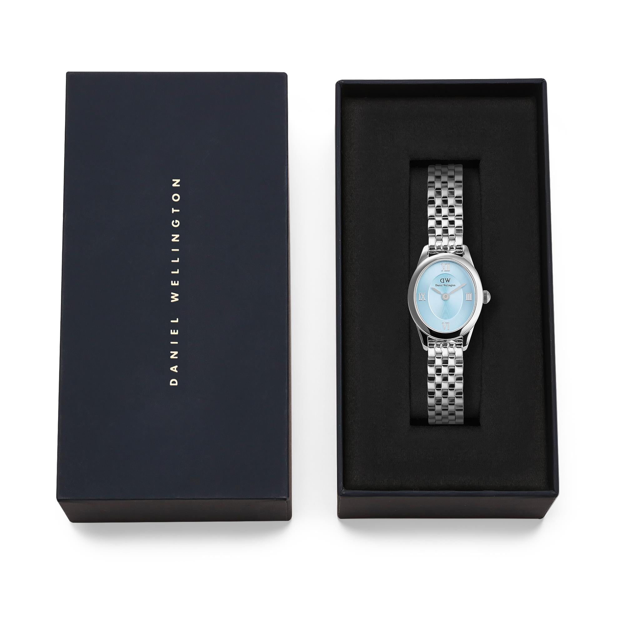 Daniel Wellington Ophelia 22mm Blue Dial Steel Ladies Quartz Watch DW00100809