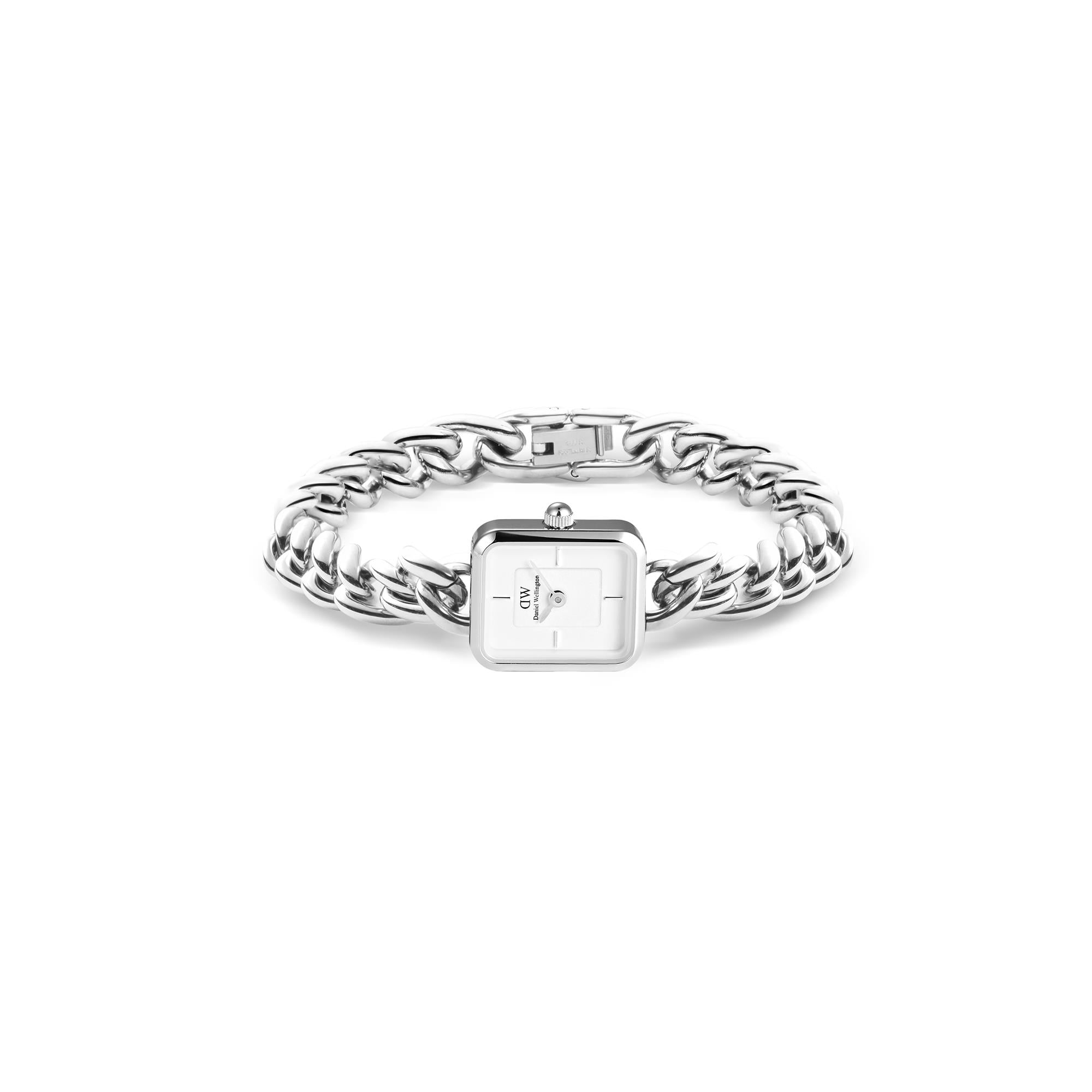 Daniel Wellington Jolie 15mm White Dial Steel Ladies Quartz Watch DW00100834