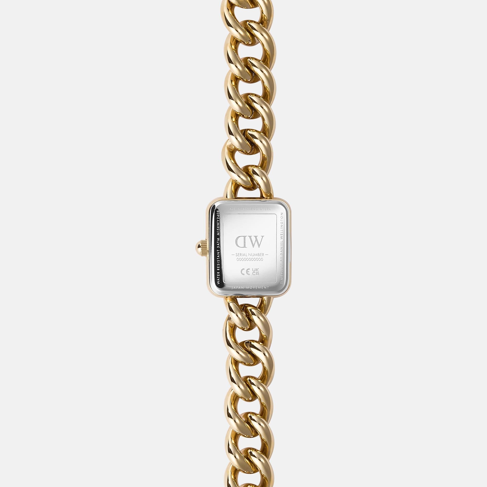 Daniel Wellington Jolie 15mm White Dial Steel Ladies Quartz Watch DW00100836
