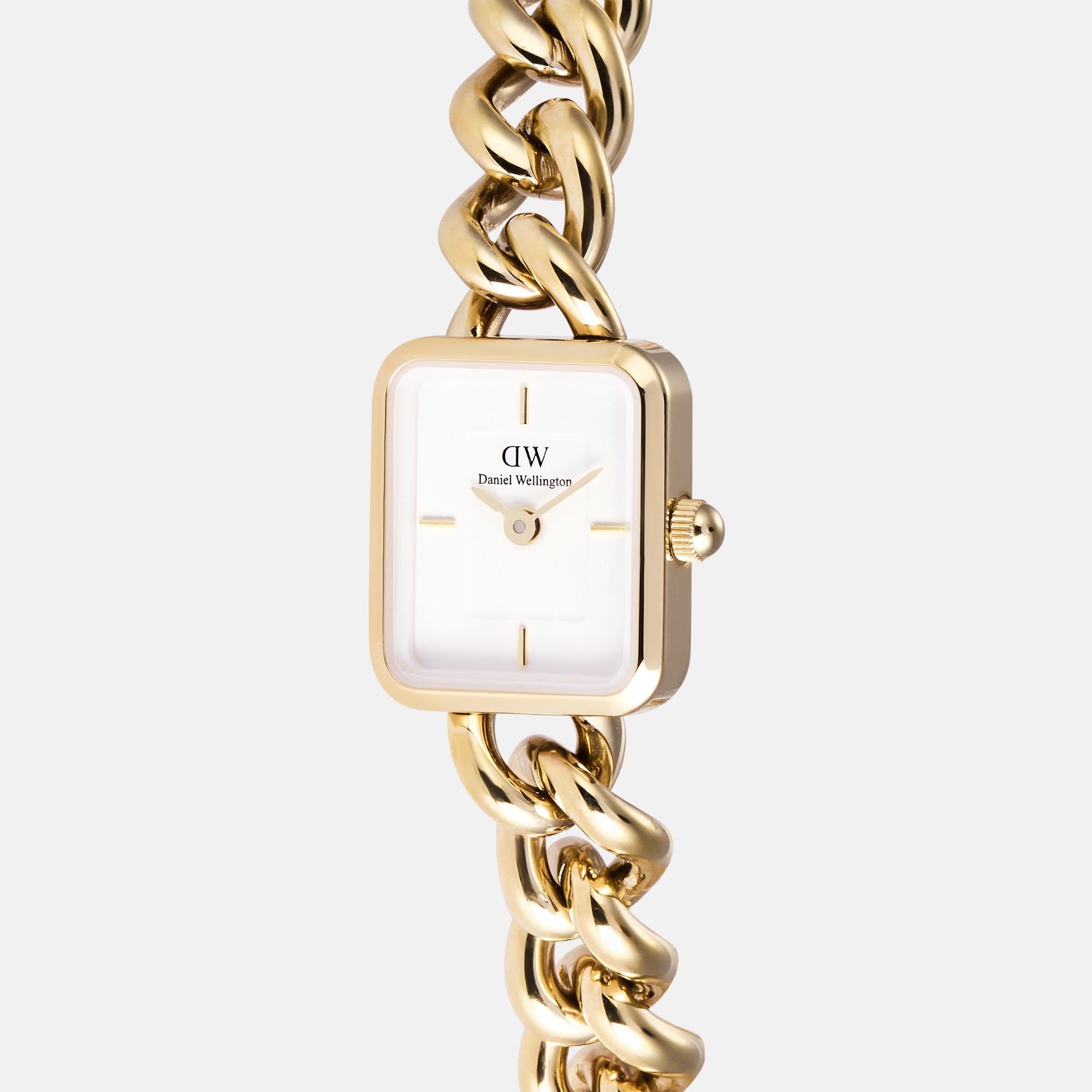 Daniel Wellington Jolie 15mm White Dial Steel Ladies Quartz Watch DW00100836