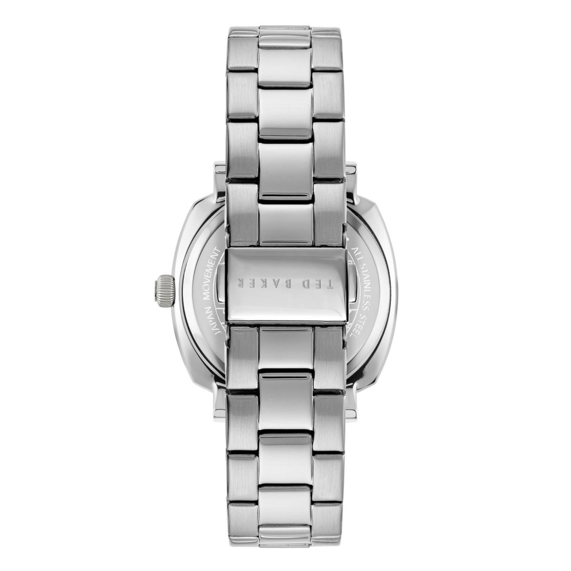 Ted Baker Caine Urban Grünes Zifferblatt Edelstahlarmband Herren Uhr BKPCNS314