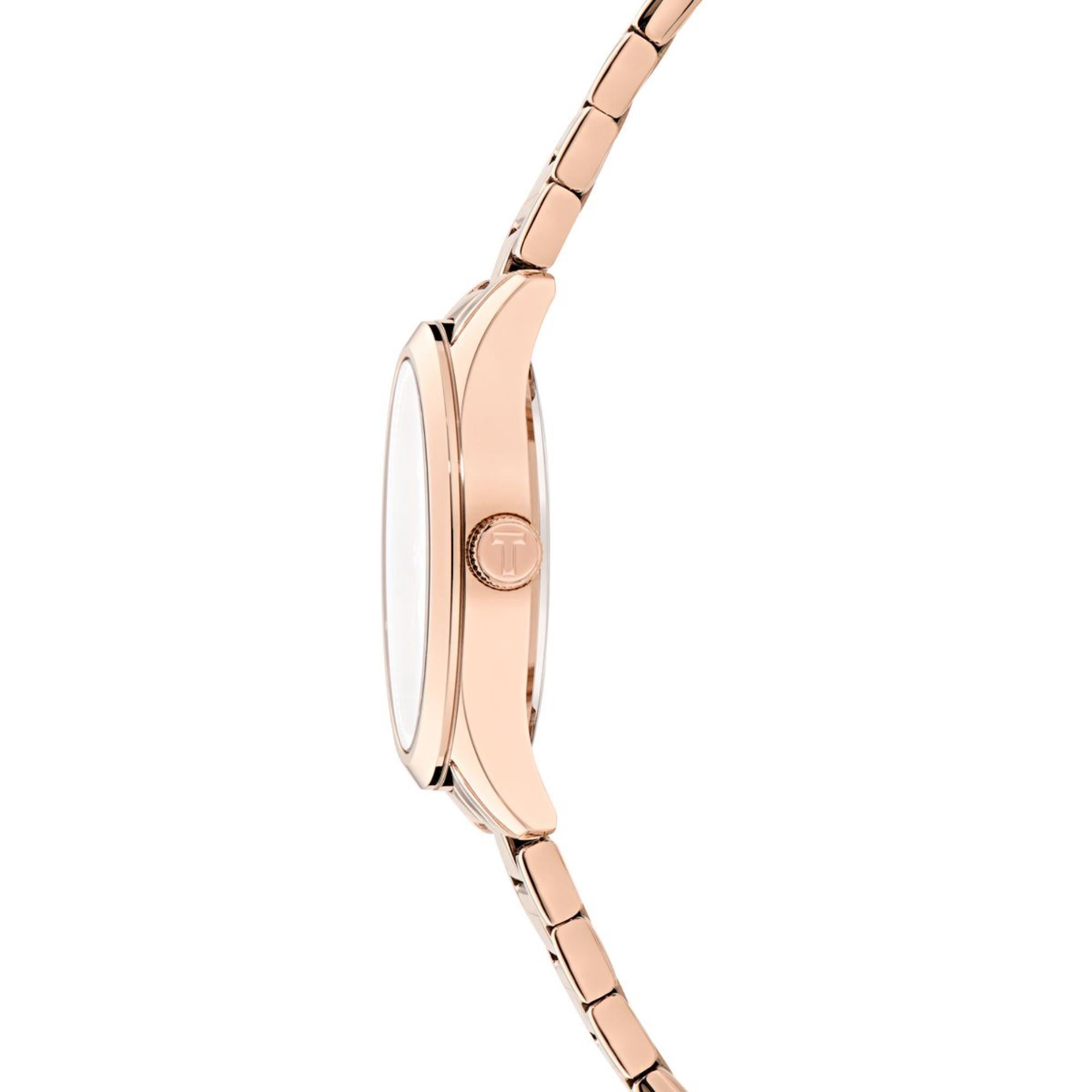 Ted Baker Coolly Pink Zifferblatt Edelstahlarmband Damen Uhr BKPCLF407