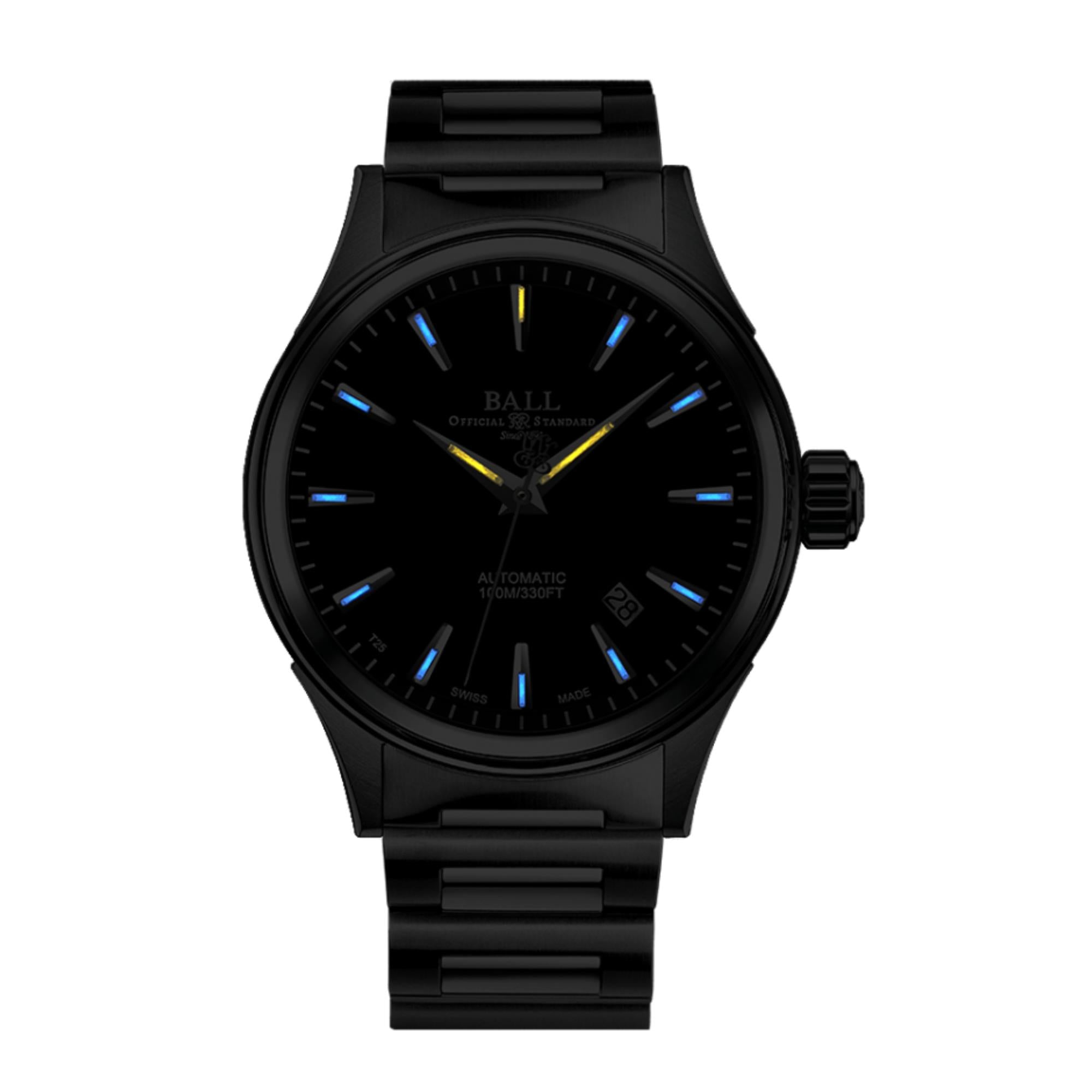 BALL Fireman Victory Black Dial Men's Watch NM2098C-S3J-BK