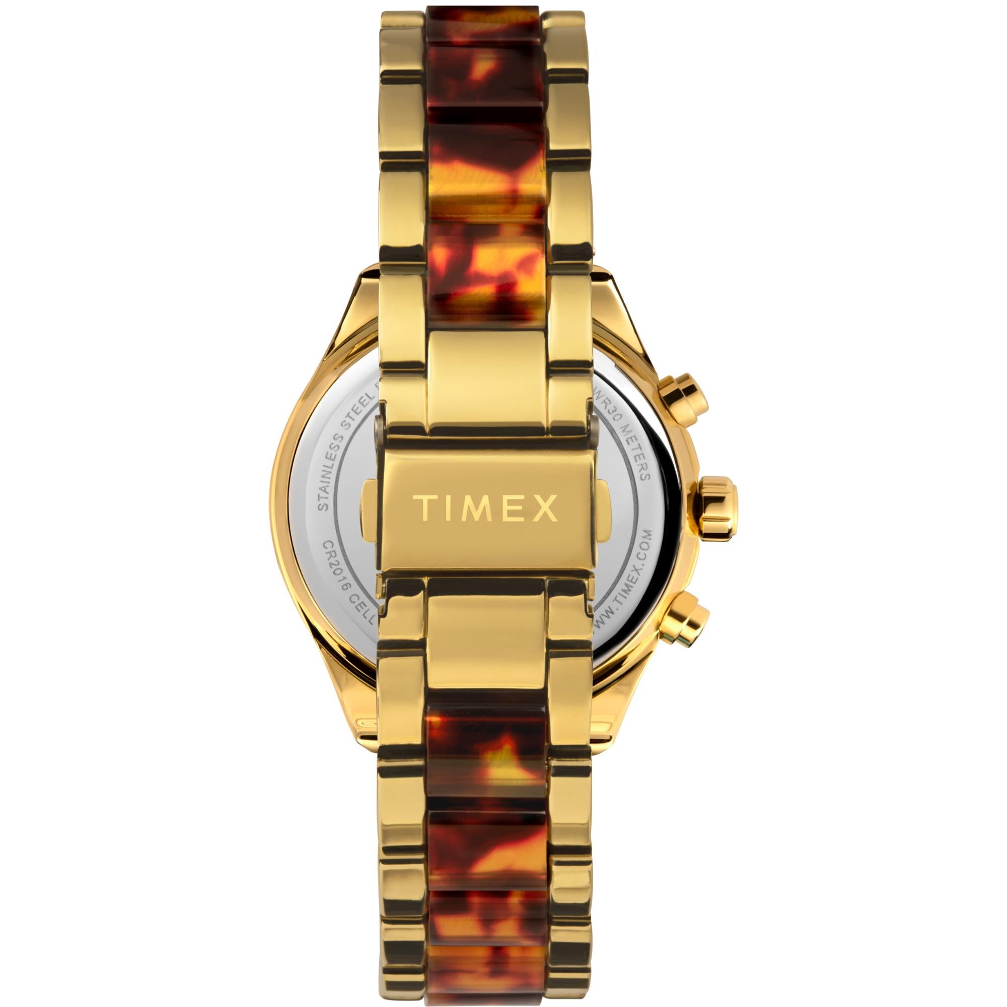 Timex Classic Chronograph Gold Dial Women's Watch TW2V74800
