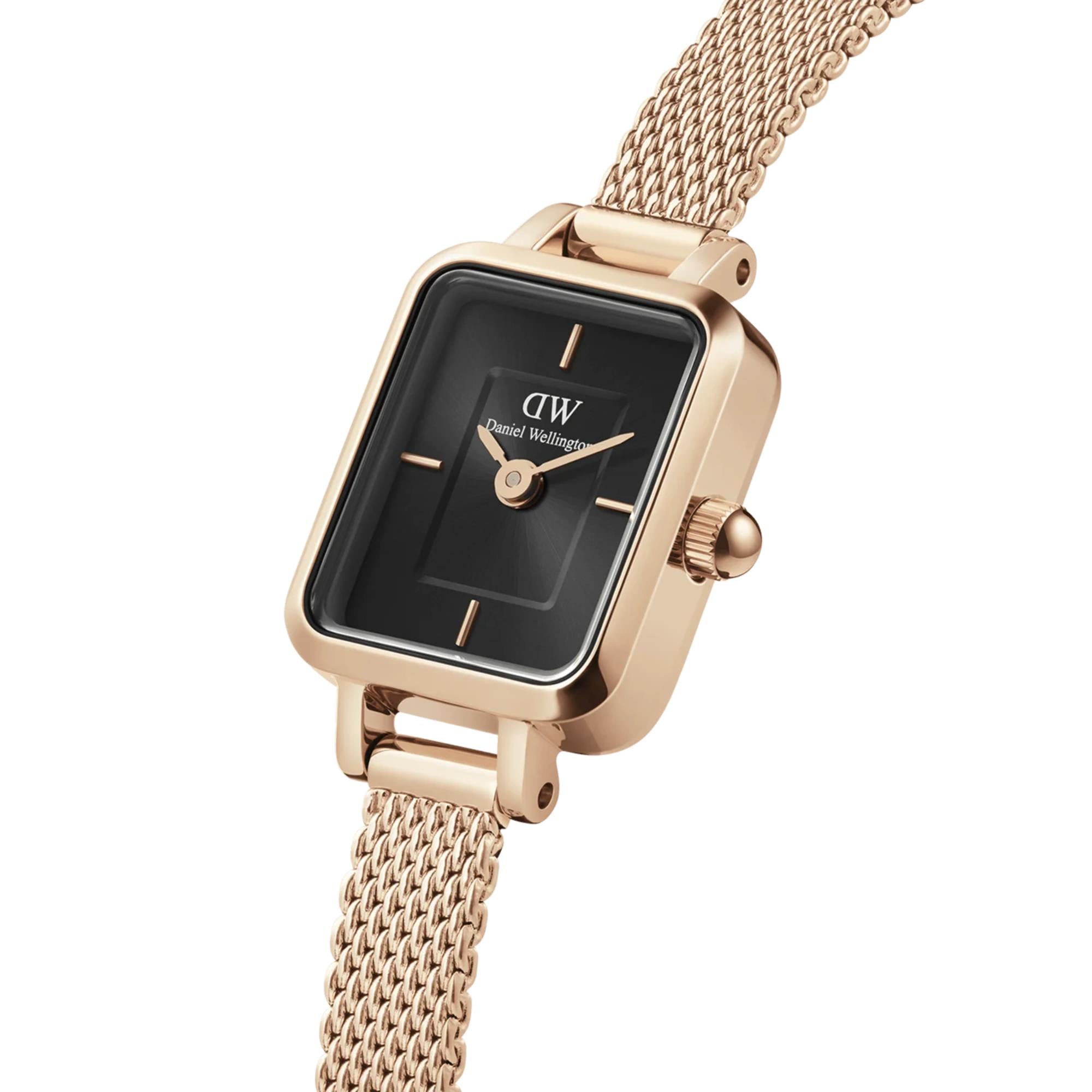 Daniel Wellington Quadro Black Dial Women's Watch DW00100647