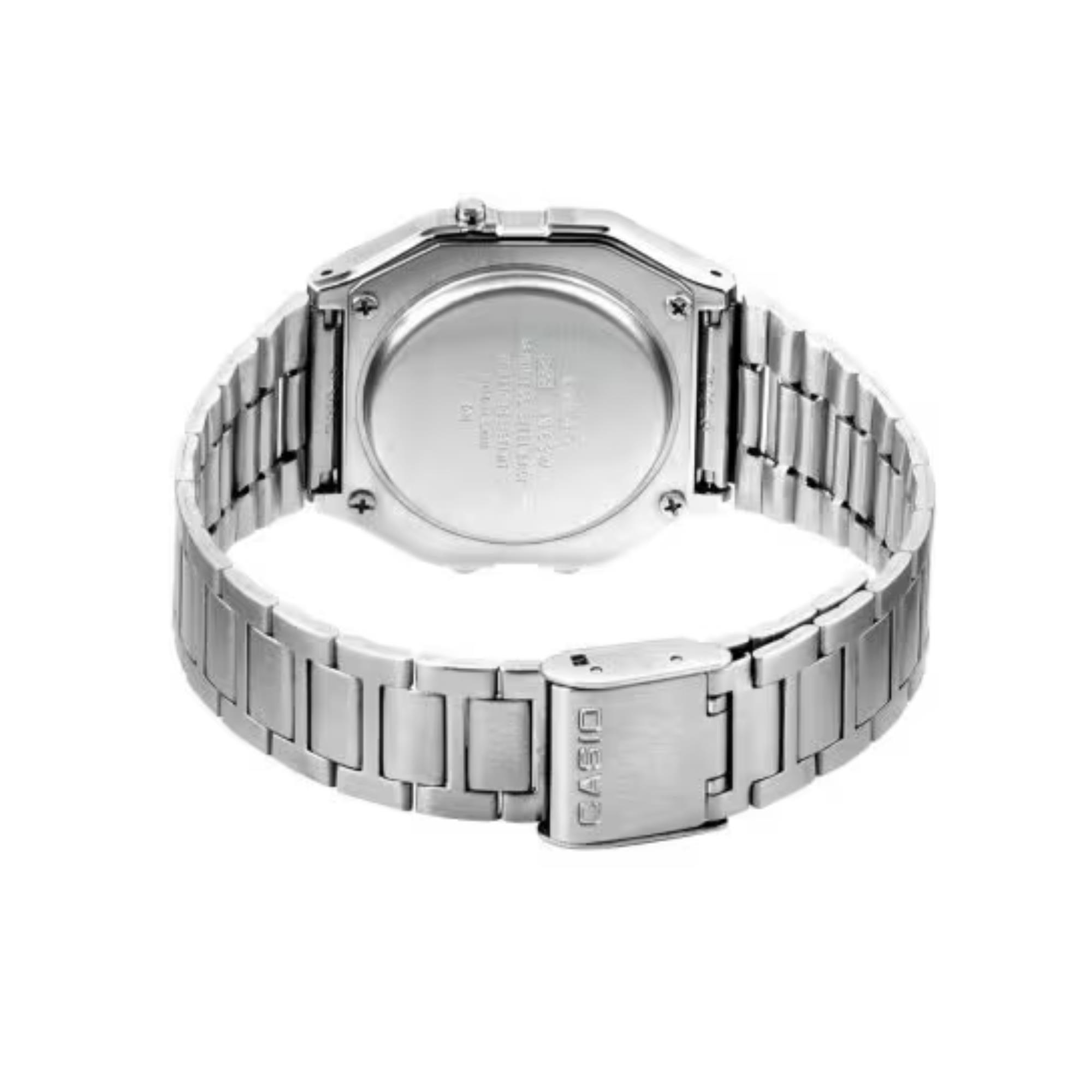 Casio Collection Quartz Digital Steel Strap Watch A163WA-1QES
