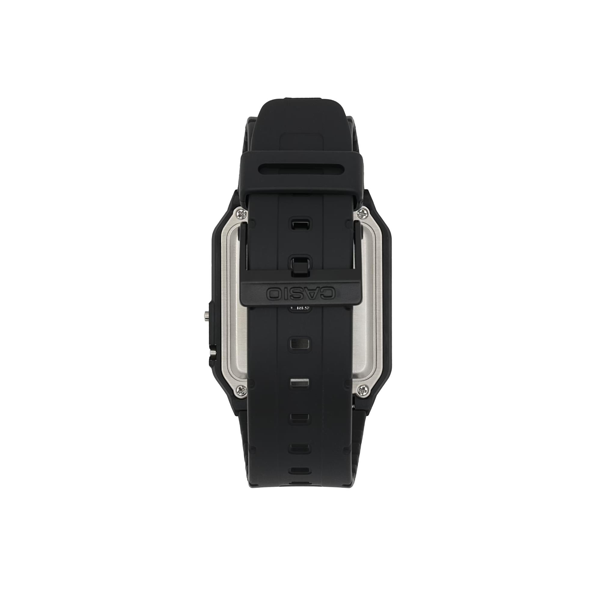 Casio Collection Taschenrechner Quarz Digital Schwarzes Harzarmband Uhr CA-53W-1ER