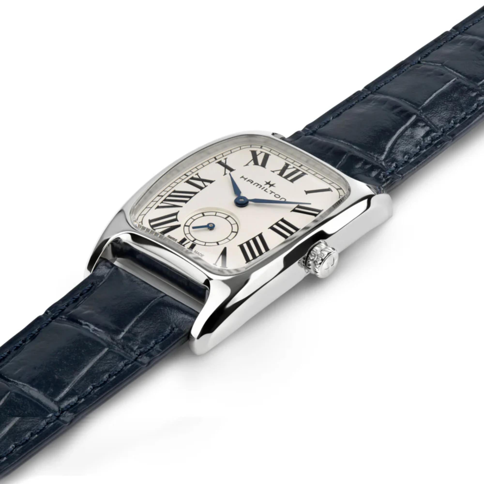 Hamilton American Classic 27mm Small Second White Dial Leather Ladies Quartz Watch H13421611