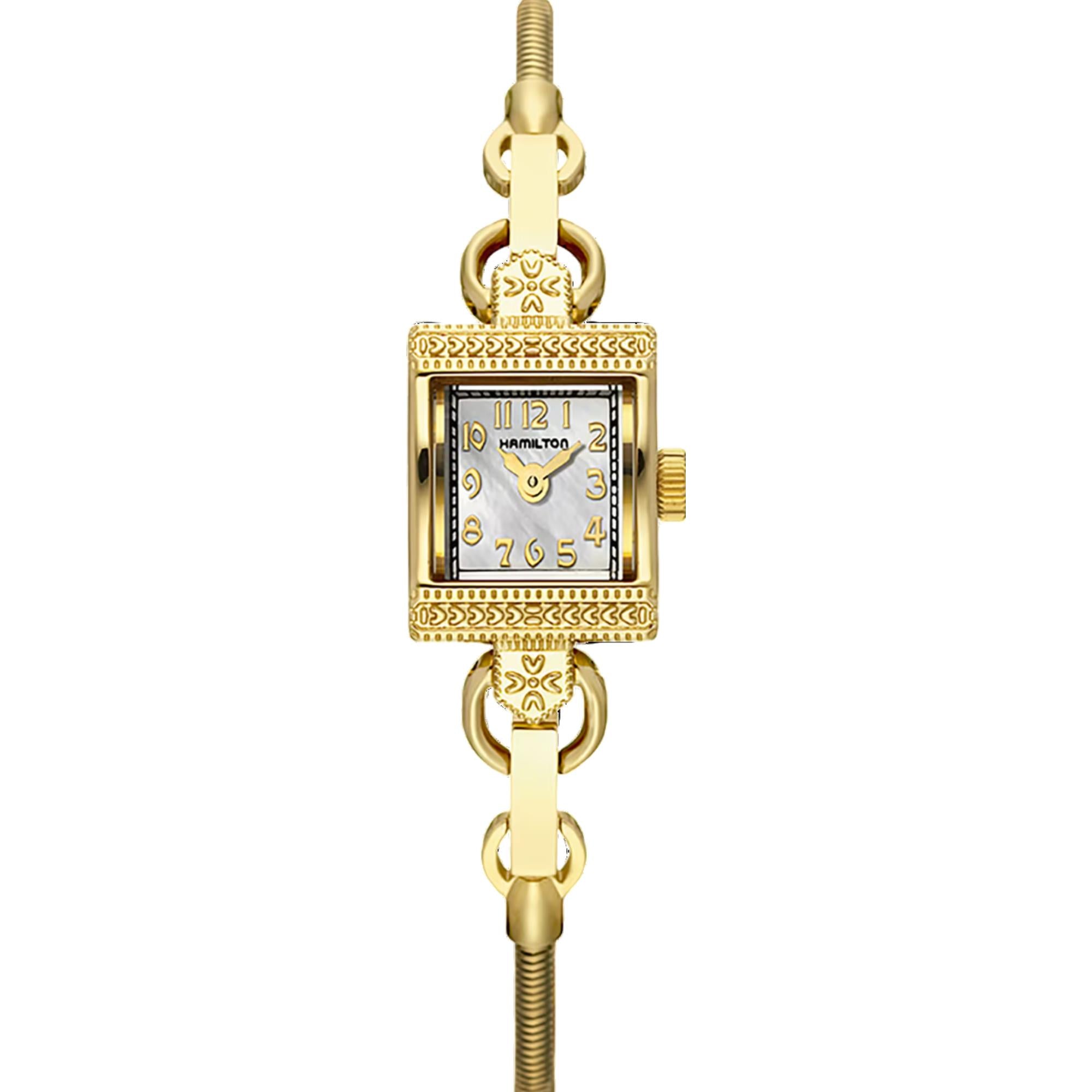Hamilton American Classic 15mm Mother of Pearl Dial Steel Ladies Quartz Watch H31231113