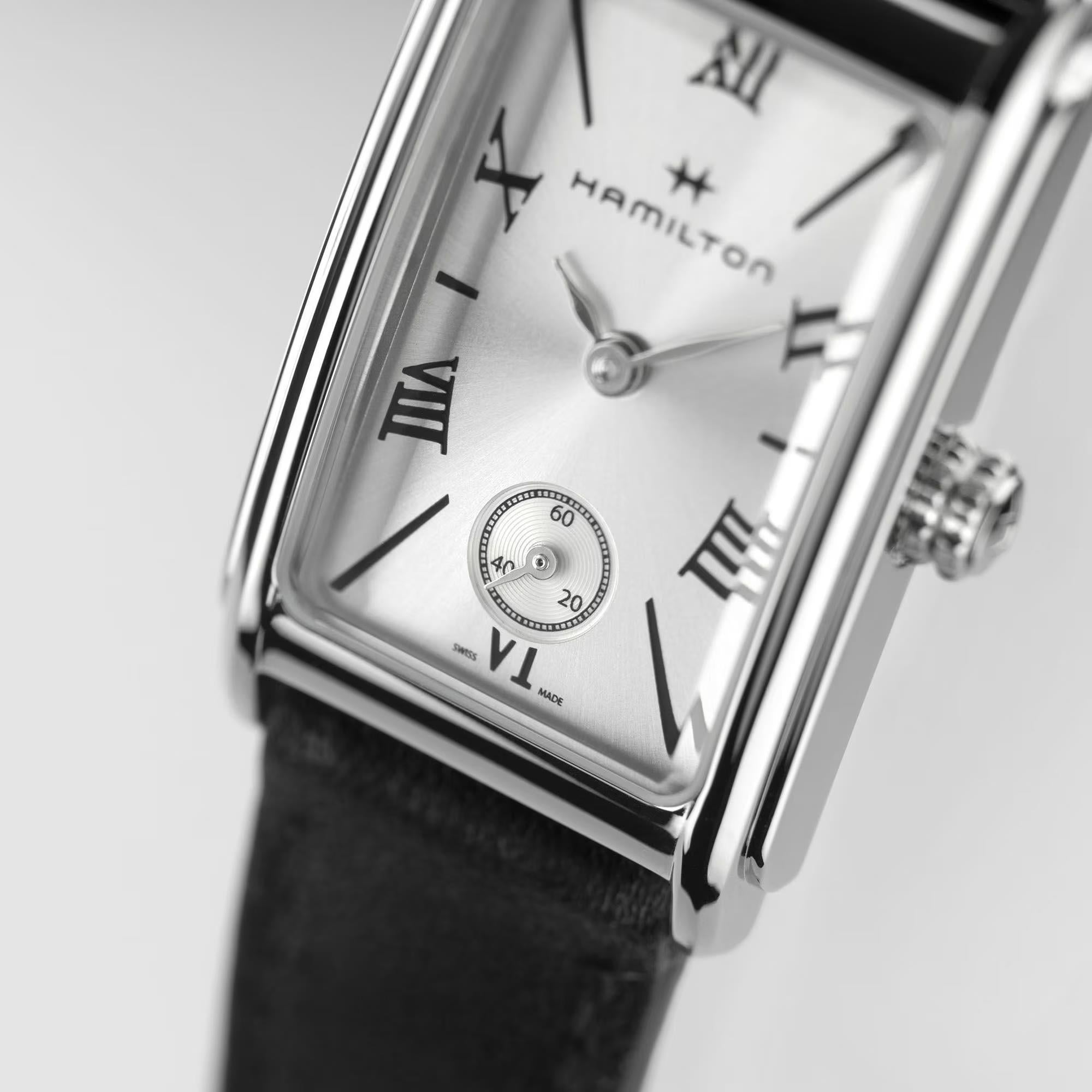 Hamilton American Classic 19mm Silver Dial Leather Ladies Quartz Watch H11221750