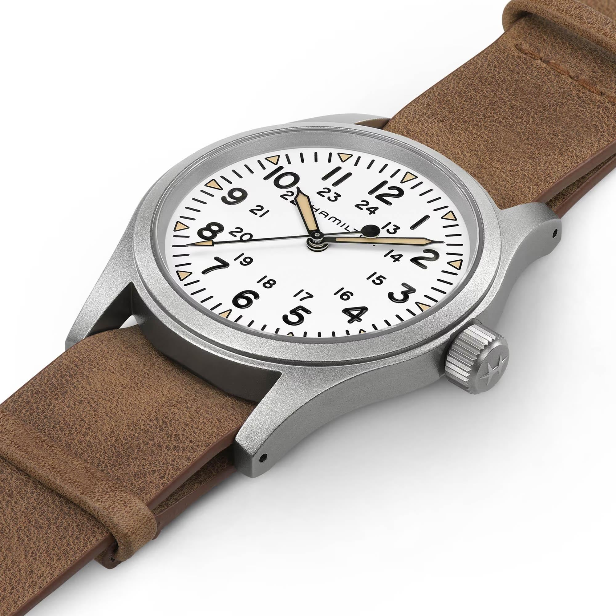 Hamilton Khaki Field White Dial Unisex Watch H69439511