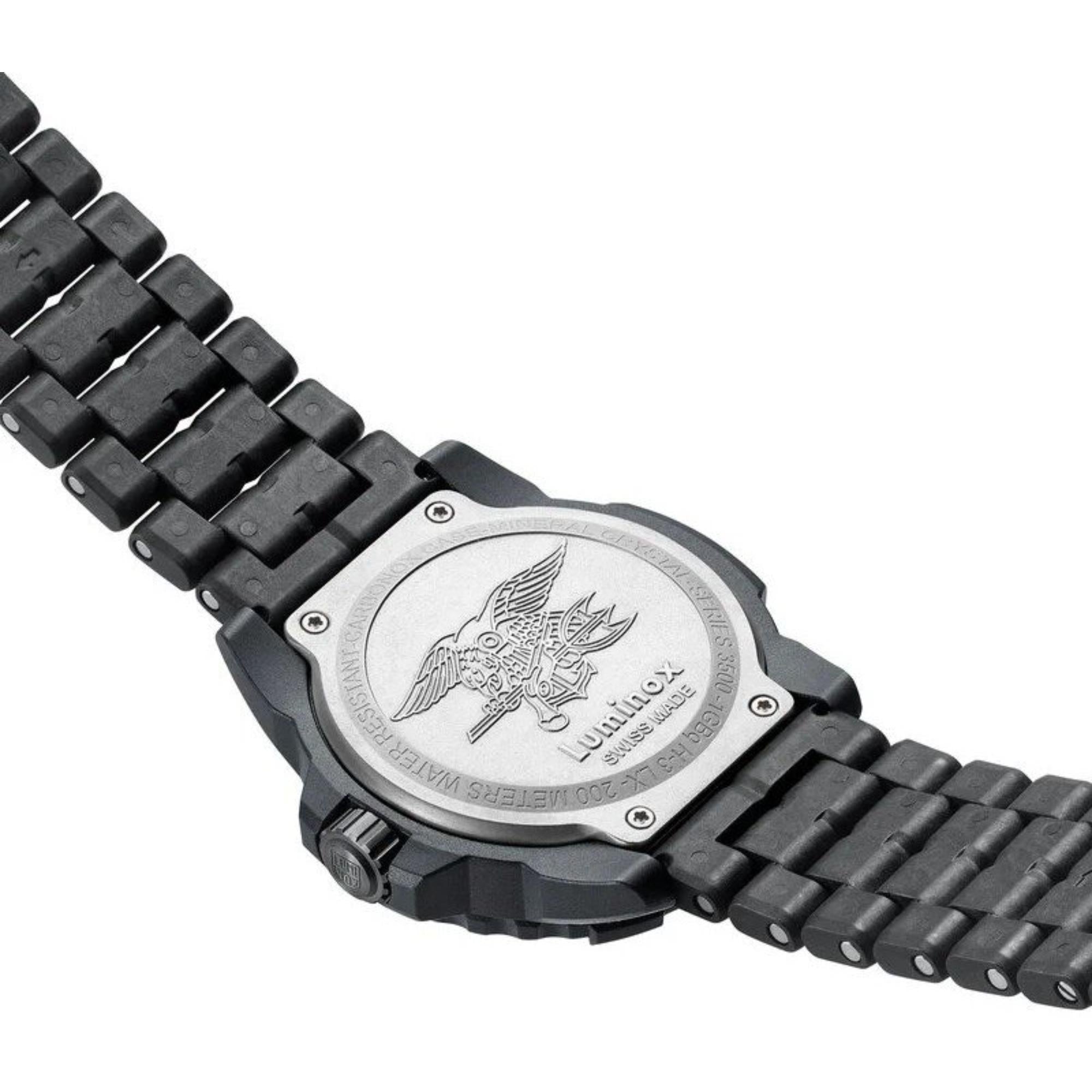 Luminox Seal 45mm Black Dial Rubber Mens Quartz Watch XS.3510