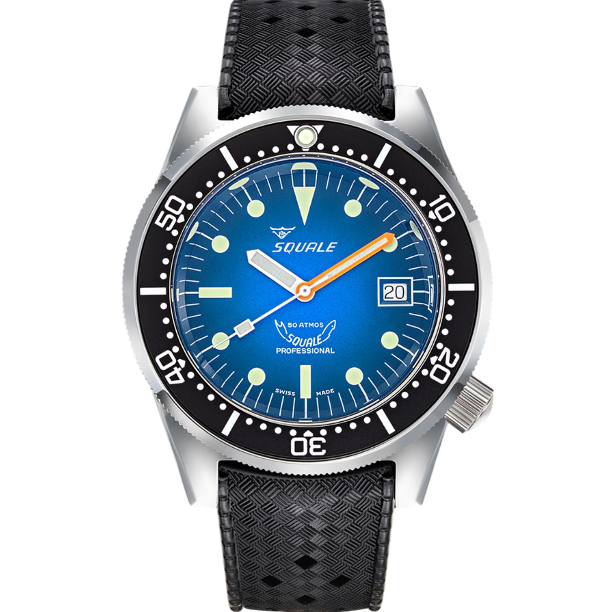 Squale 1521PROFD.HT 1521 Blue Ray Automatic Men's Watch