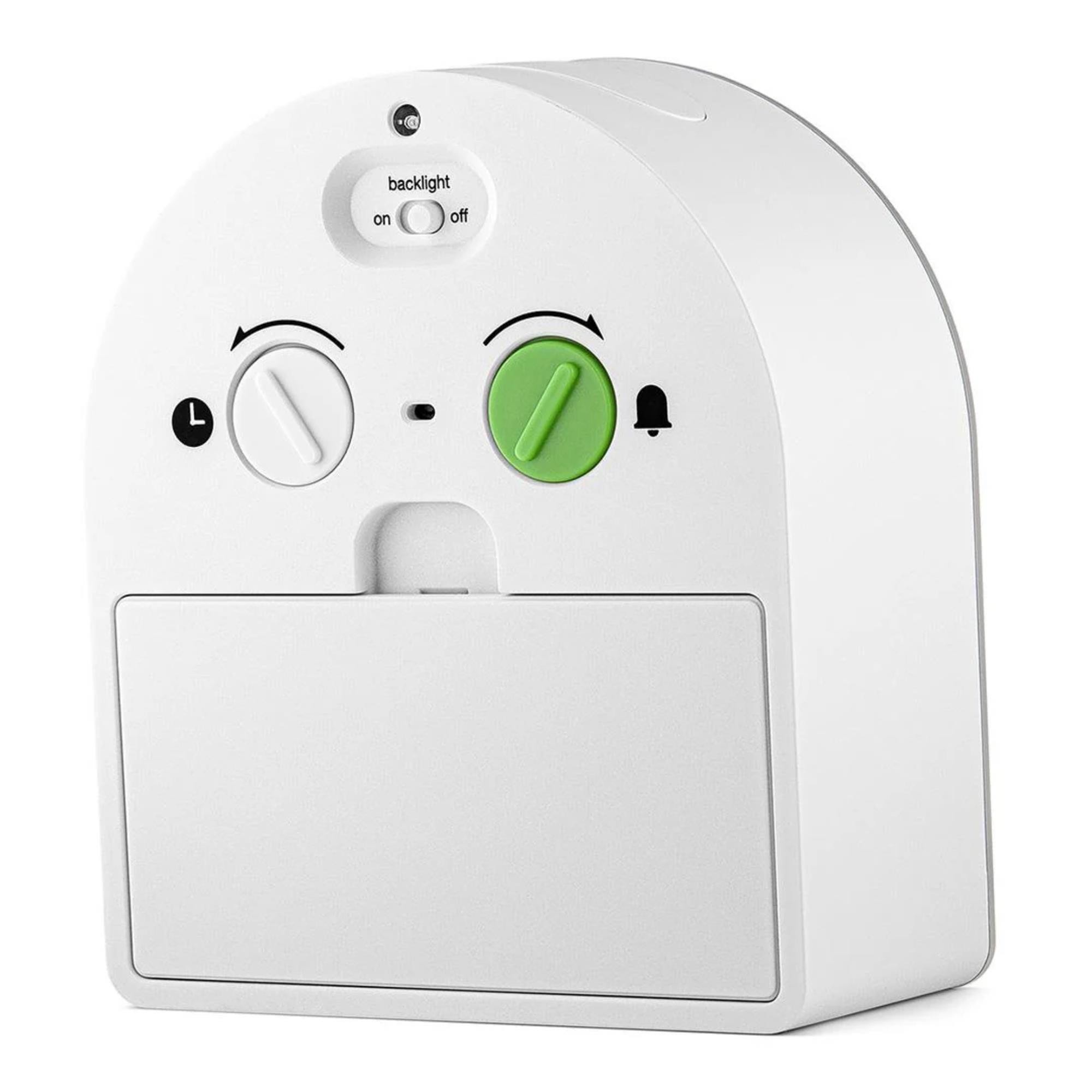 Braun Classic White Dial Alarm Clock BC22W - WatchNation