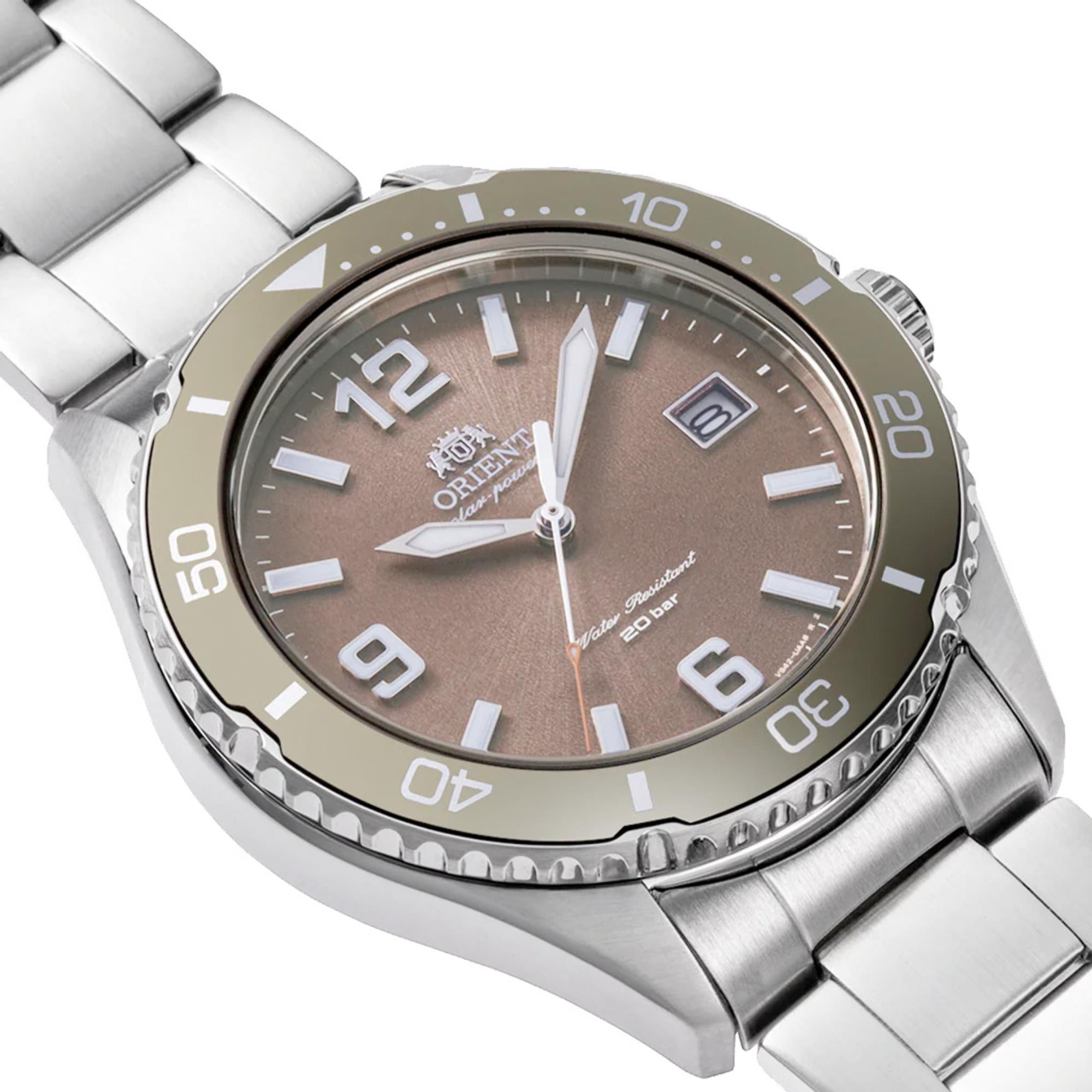 Orient RA-WJ0004Y10B Mako Solar Quartz Men's Watch