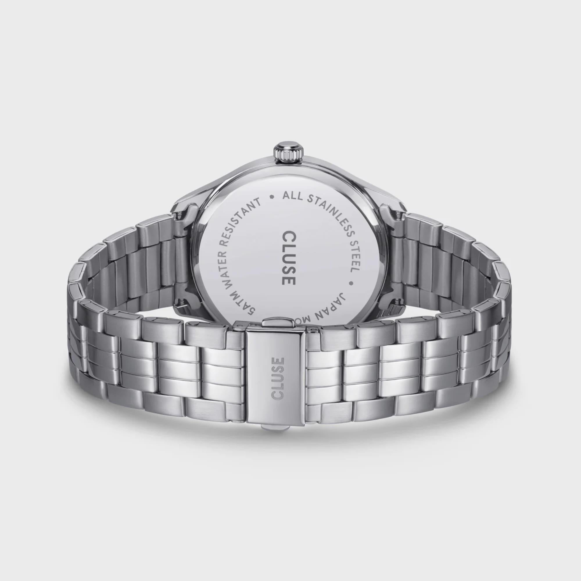 CLUSE Anthéor Quartz Blue Dial Steel Strap Men's Watch CW20903