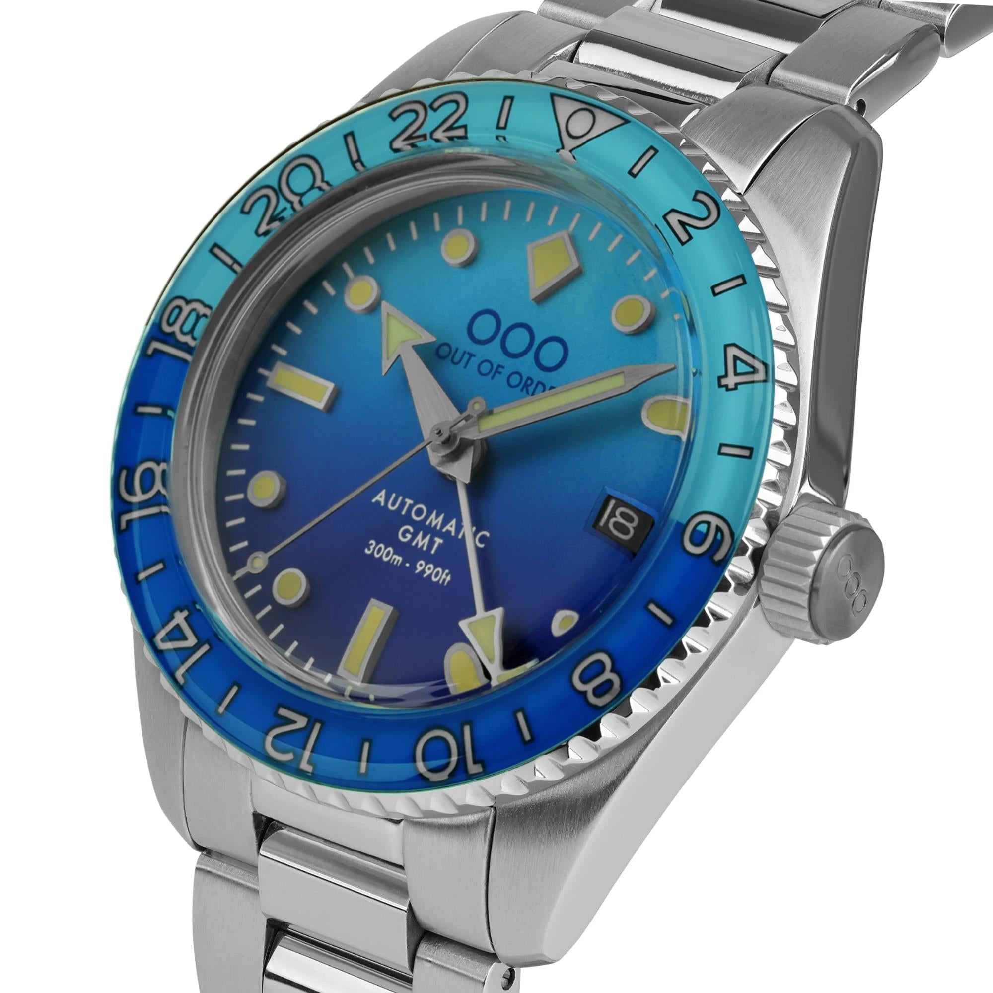 Out Of Order OOO.001-25.BB.BAND.SS Shaker GMT Men's Watch