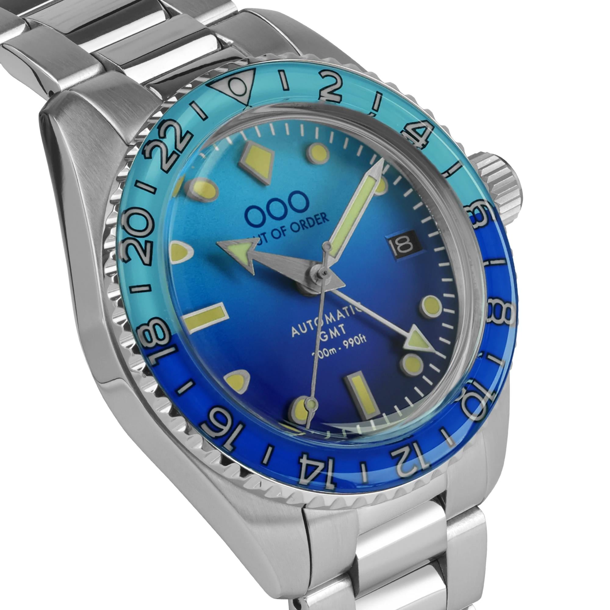 Out Of Order OOO.001-25.BB.BAND.SS Shaker GMT Men's Watch