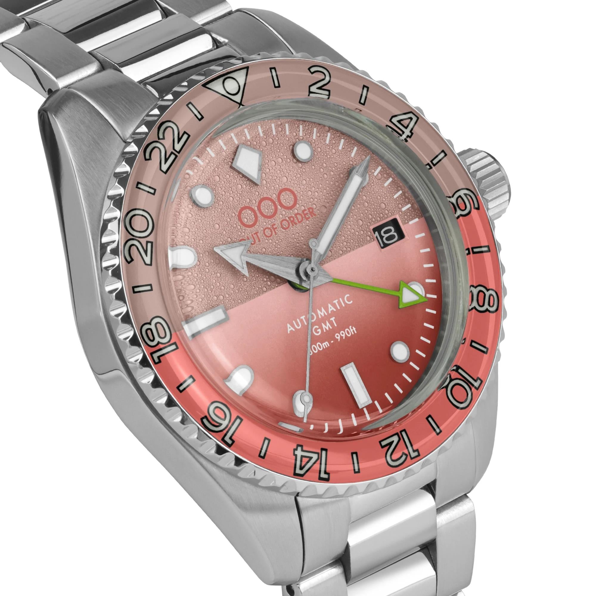 Out Of Order OOO.001-25.PA.BAND.SS Shaker GMT Men's Watch
