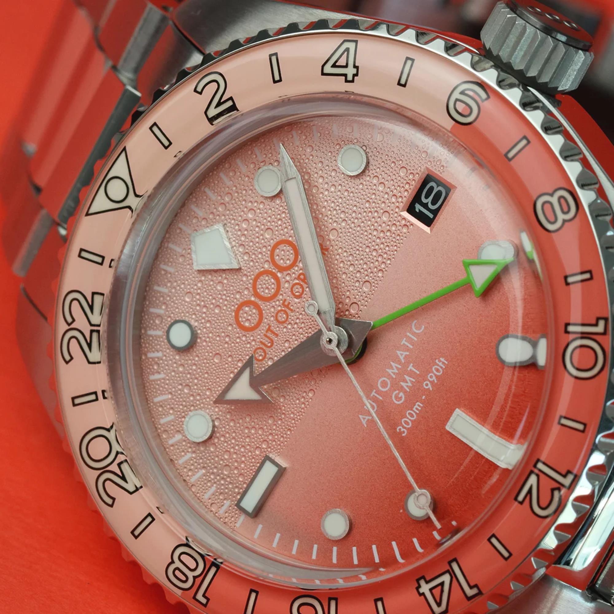 Out Of Order OOO.001-25.PA.BAND.SS Shaker GMT Men's Watch