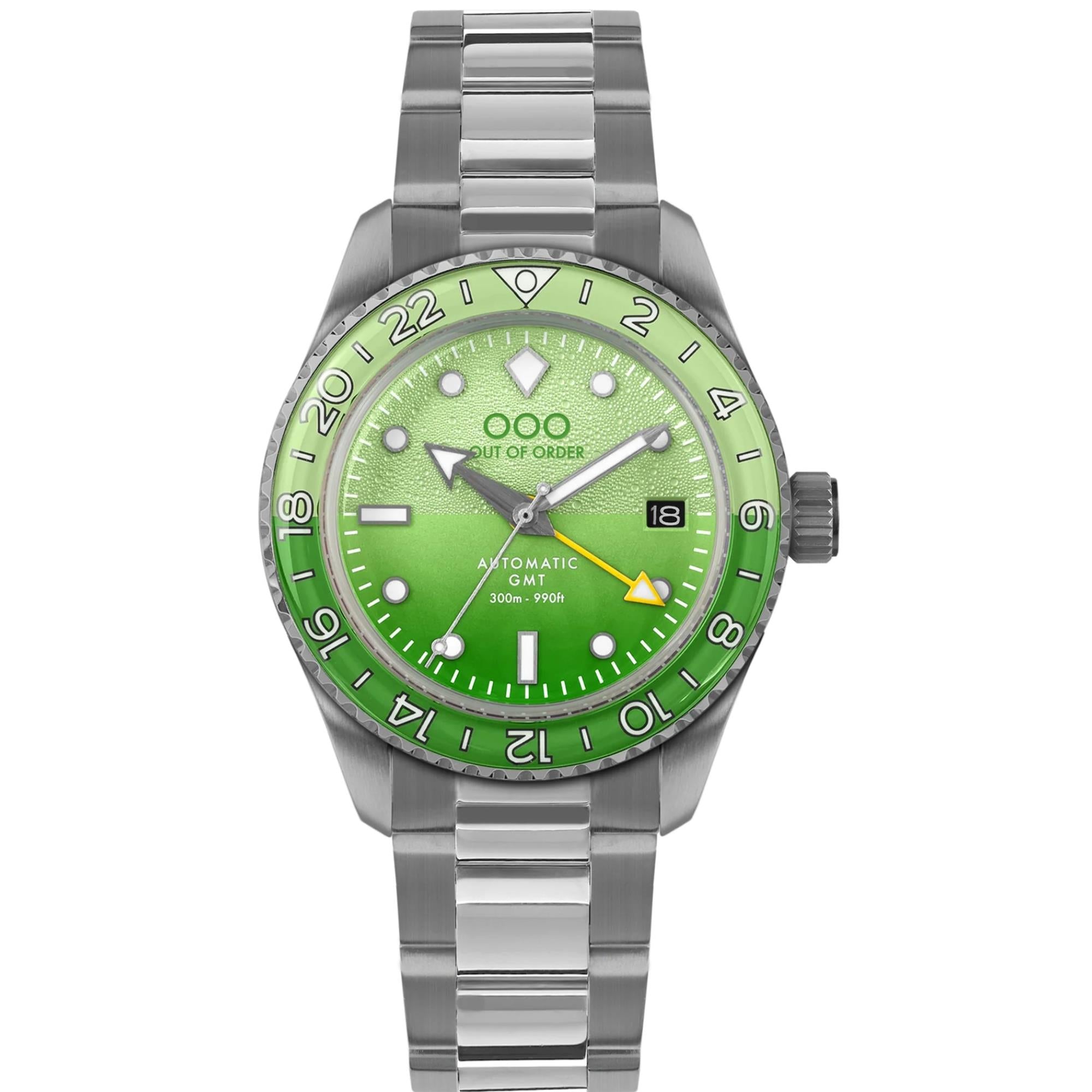 Out Of Order OOO.001-25.MI.BAND.SS Shaker GMT Men's Watch