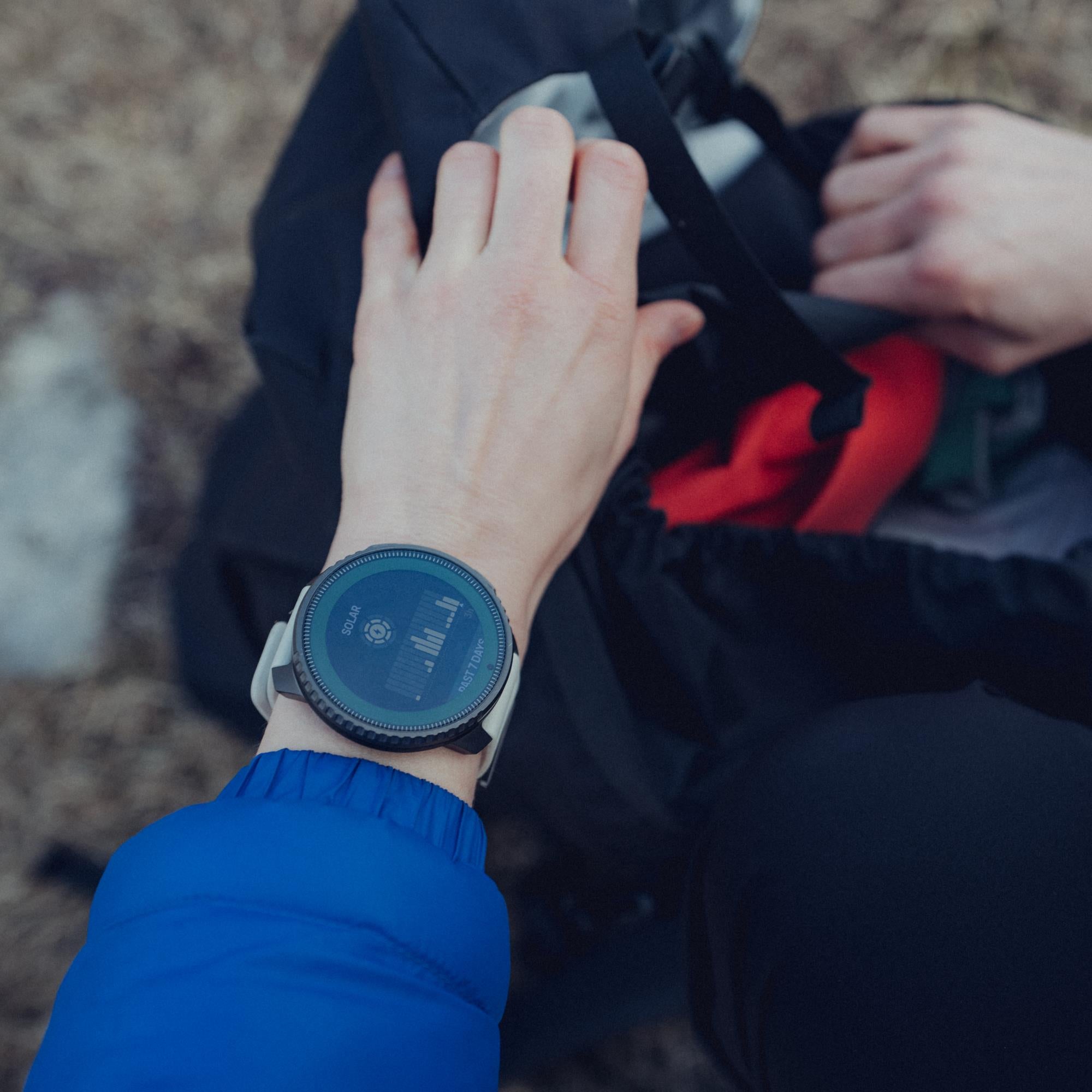 Suunto SS050860000 Vertical Titanium Digital Smart Watch