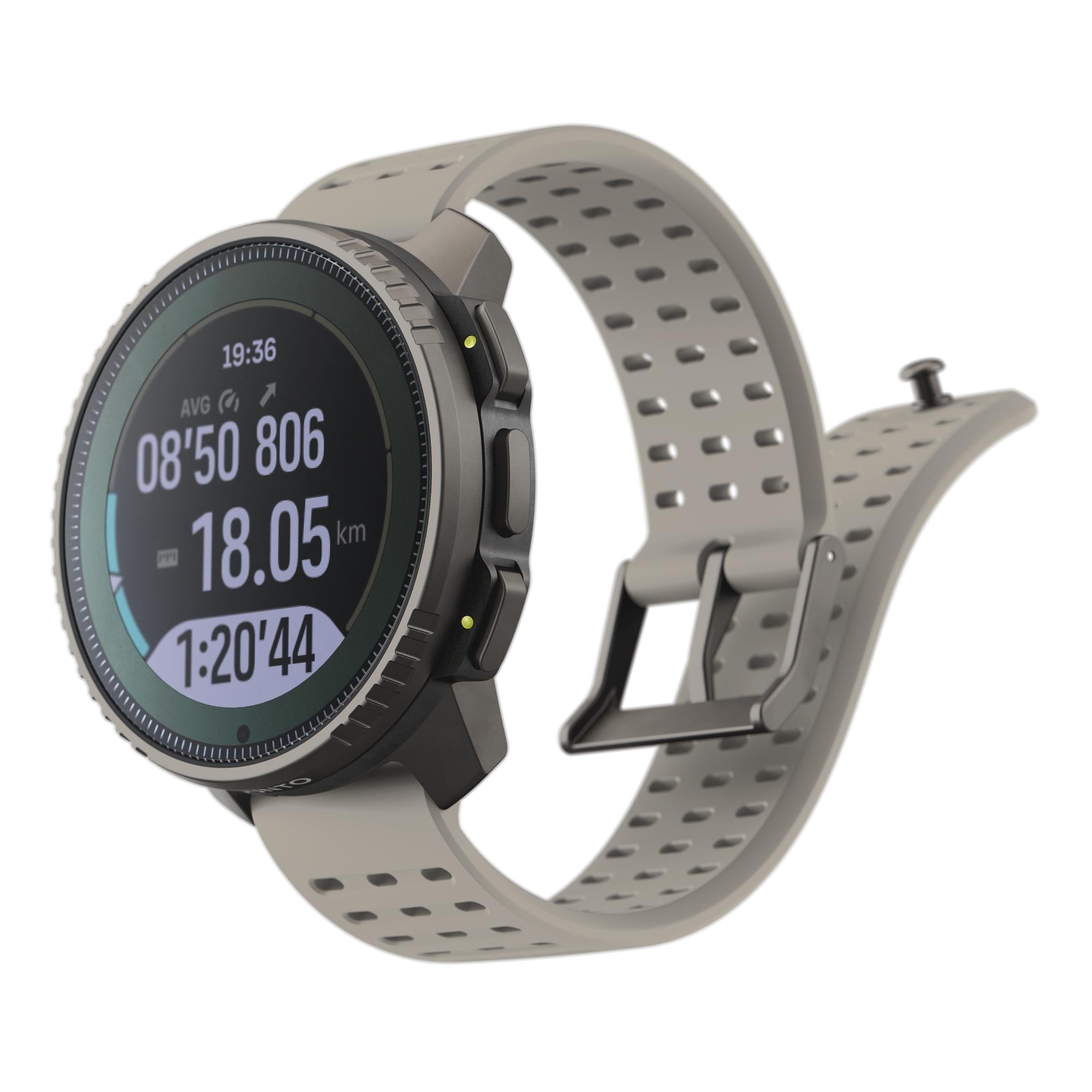 Suunto SS050860000 Vertical Titanium Digital Smart Watch