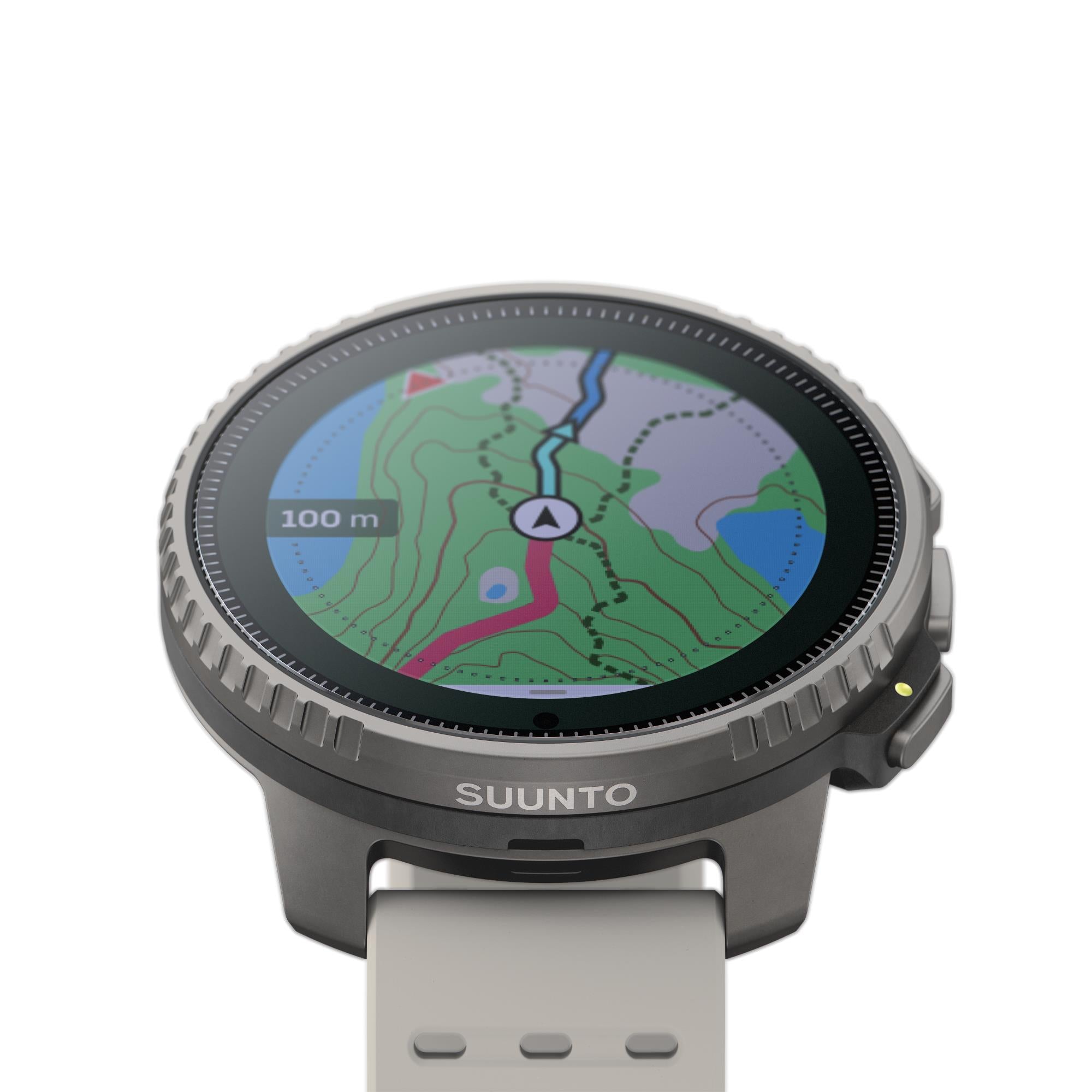 Suunto SS050860000 Vertical Titanium Digital Smart Watch